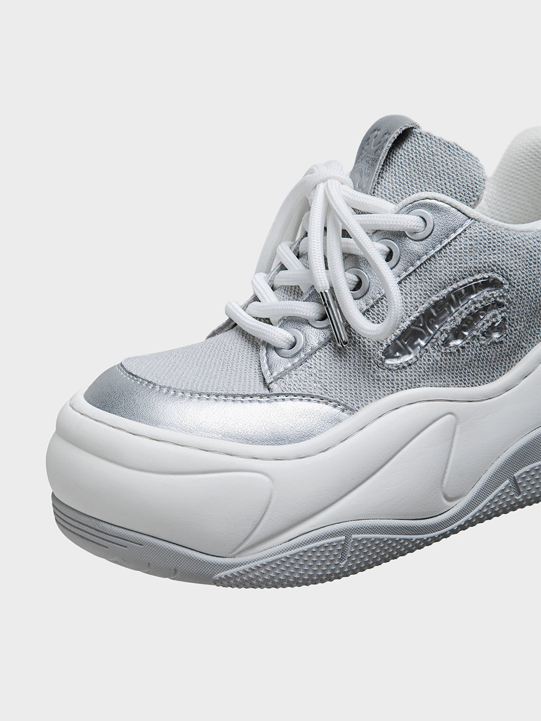 Black WiFi 2.0 Wave Canvas Platform Sneakers