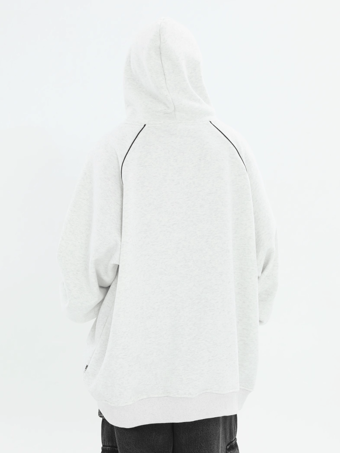 American Inspired Flocked Logo Hoodie - chiclara