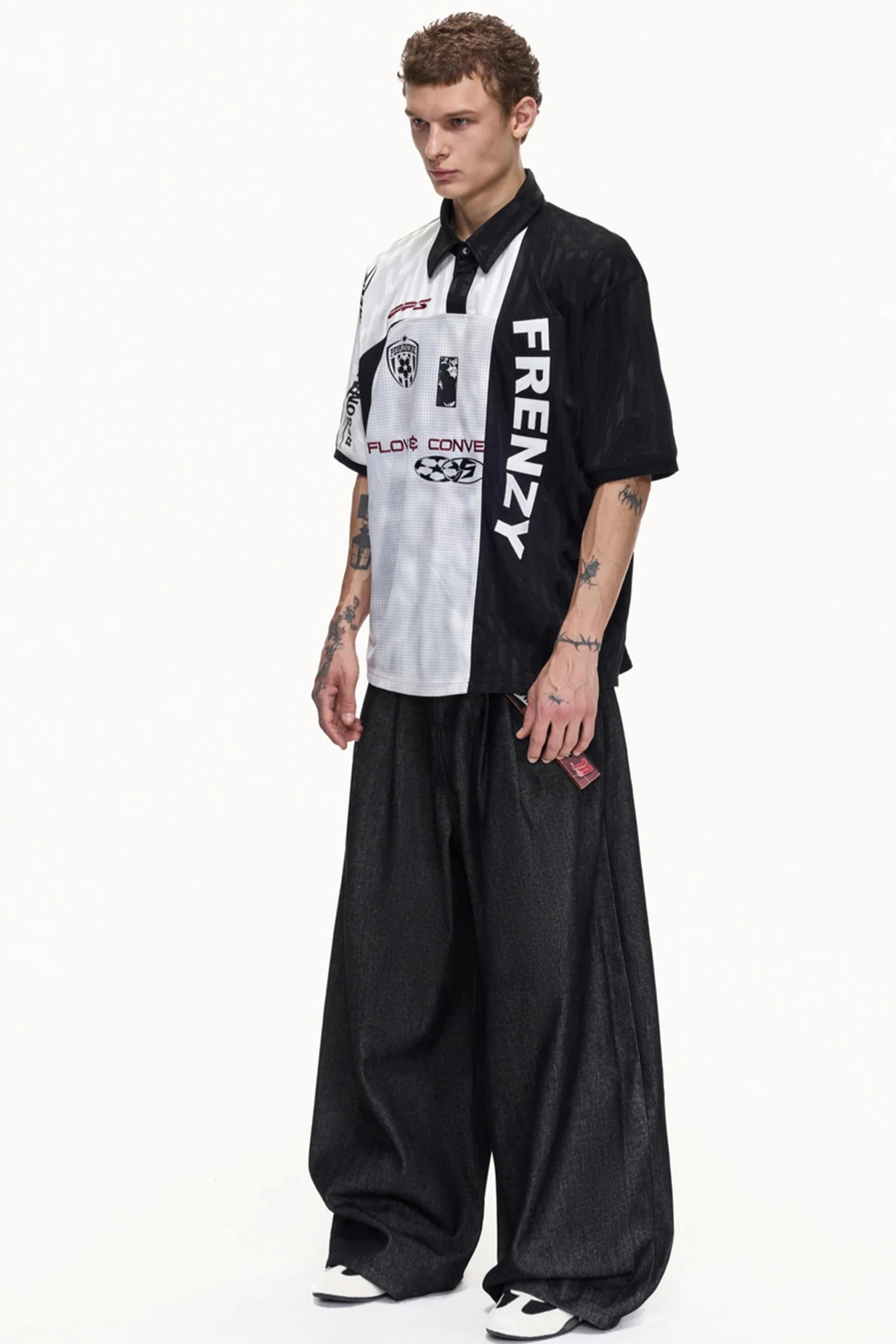 Men's Restructured Jersey Polo T-Shirt