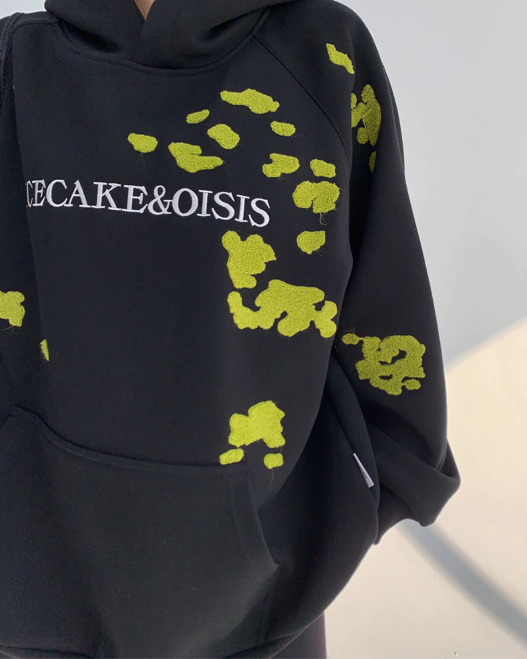 Lime Fleck Studio Logo Hoodie