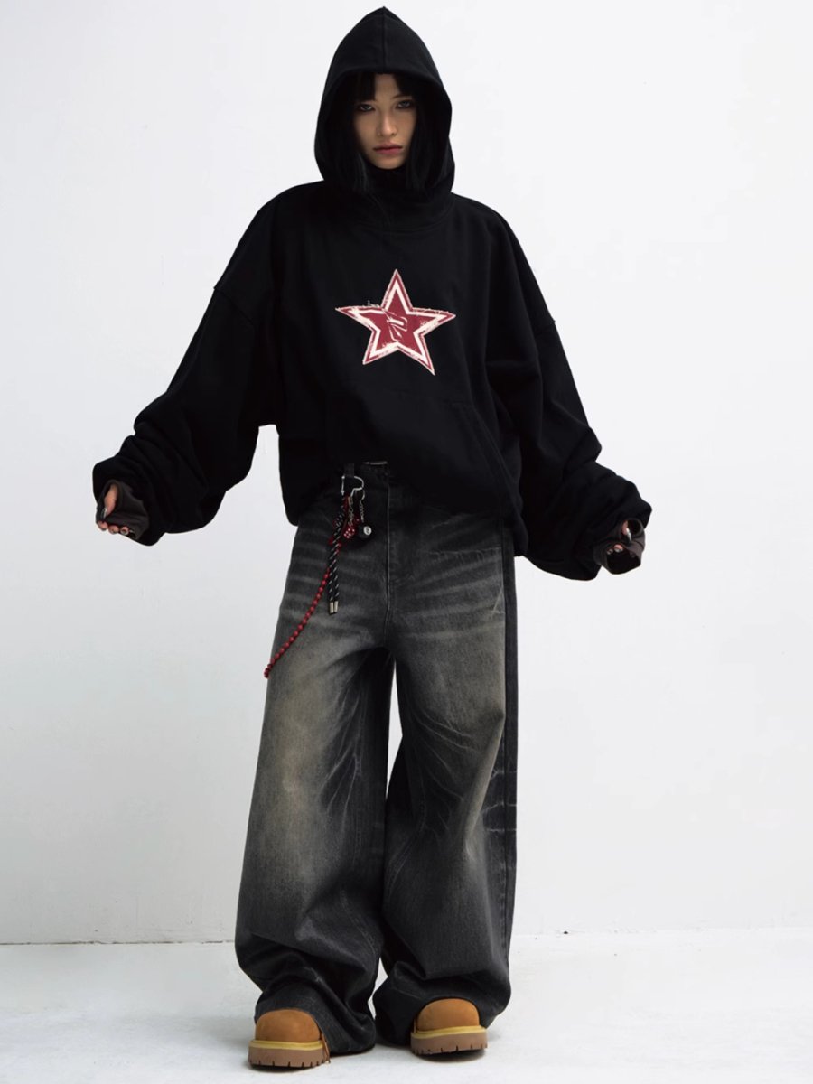 Red Star Logo Hoodie