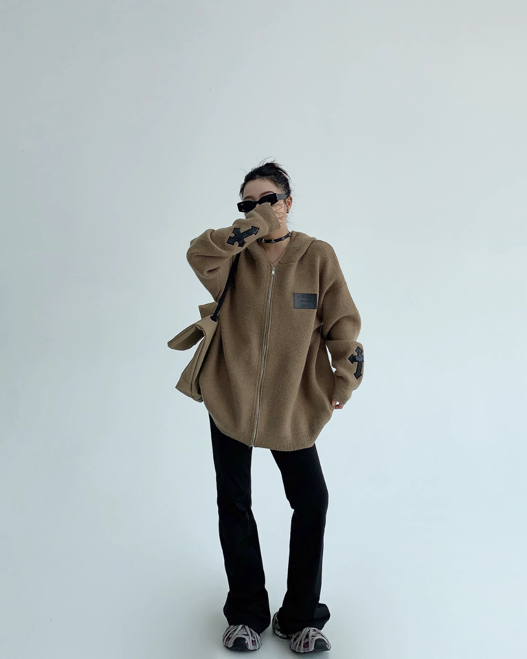 Halo Cross-Zip Hoodie