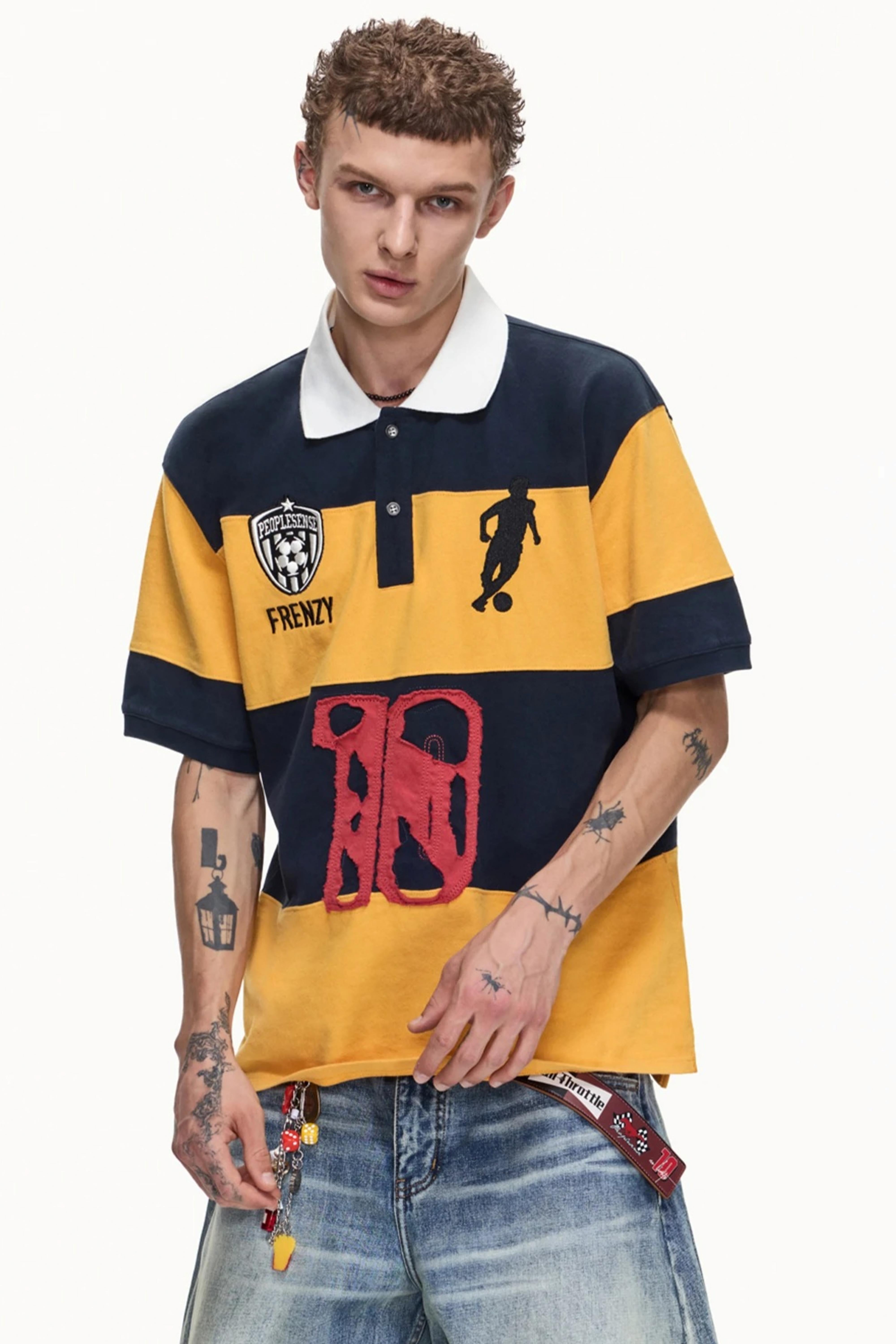 Men's Striped Polo Shirt