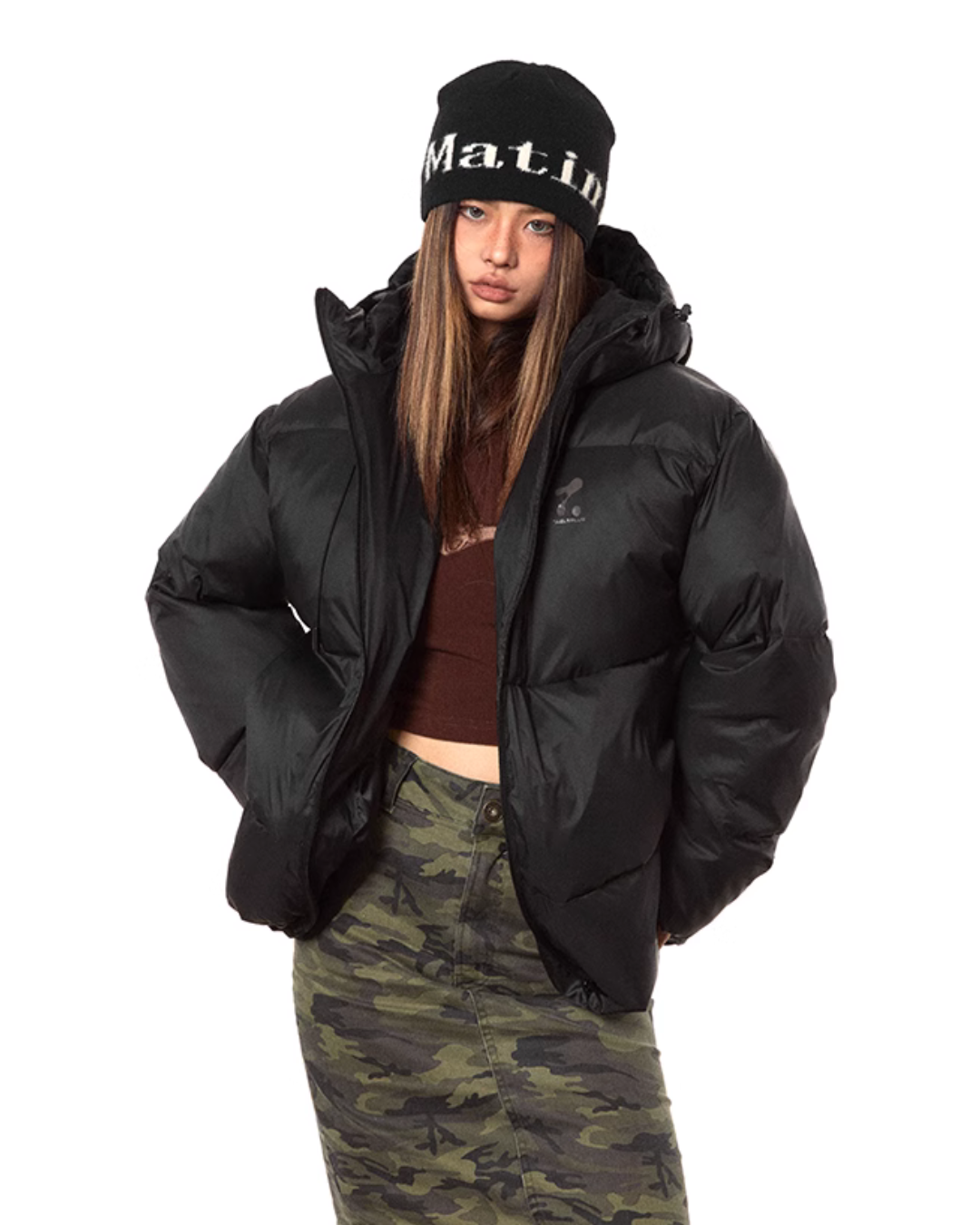 Hooded Padded Puffer Jacket