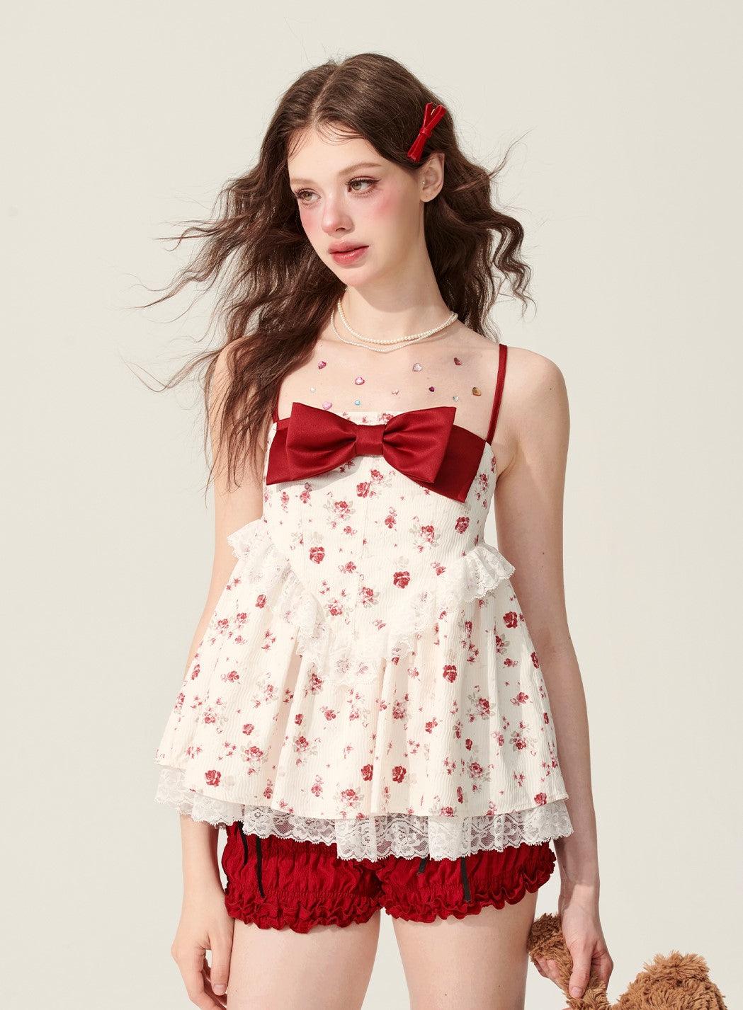 Dreamy Rose White Doll Camisole - chiclara