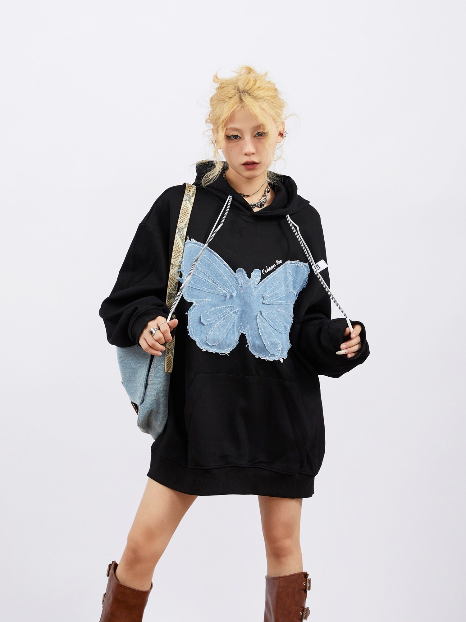 Butterfly Patch Hoodie