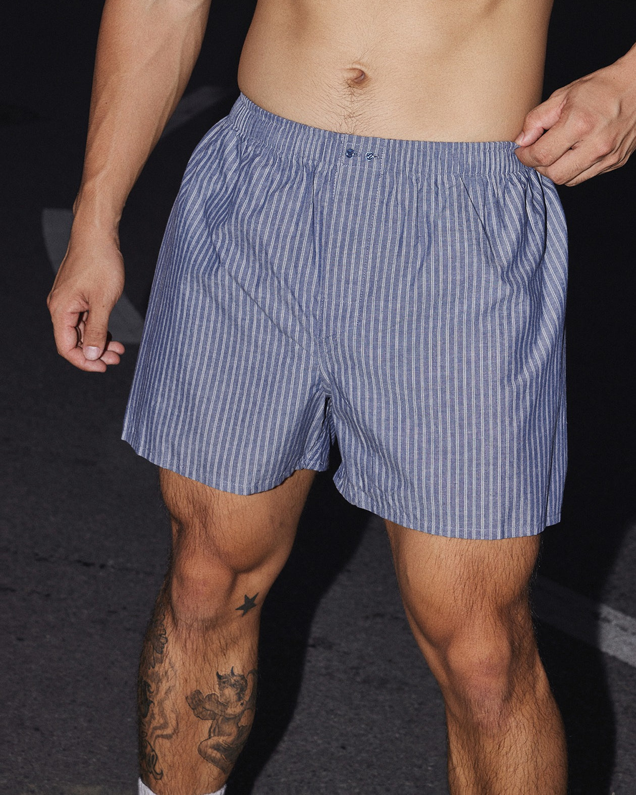 Pinstripe Boxer Shorts