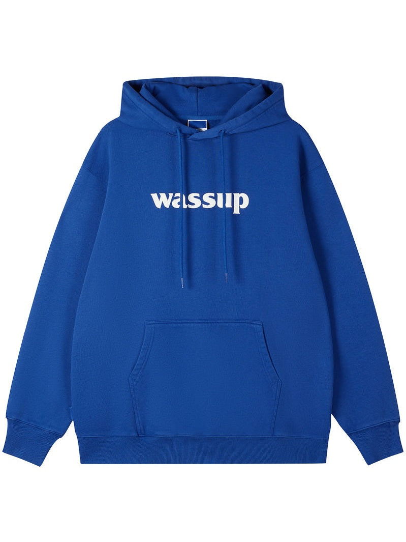 Heavy-Duty Basic Logo Print Heavyweight Hoodie - chiclara