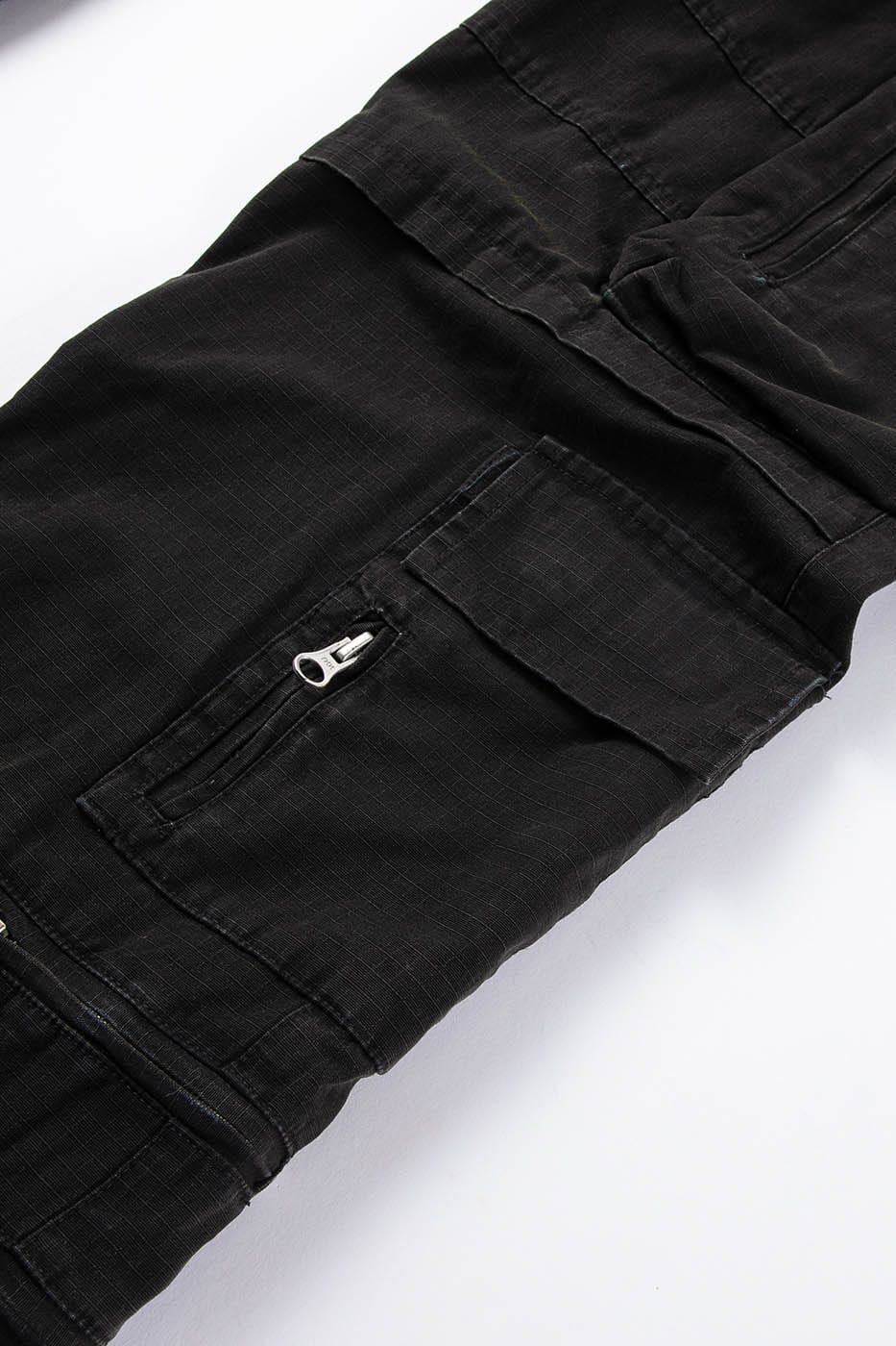 Double-Zip Cargo Pants