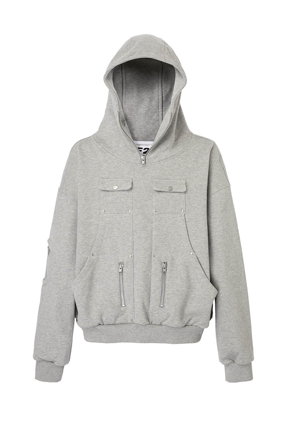 Multi-Pocket Hooded Sweatshirt