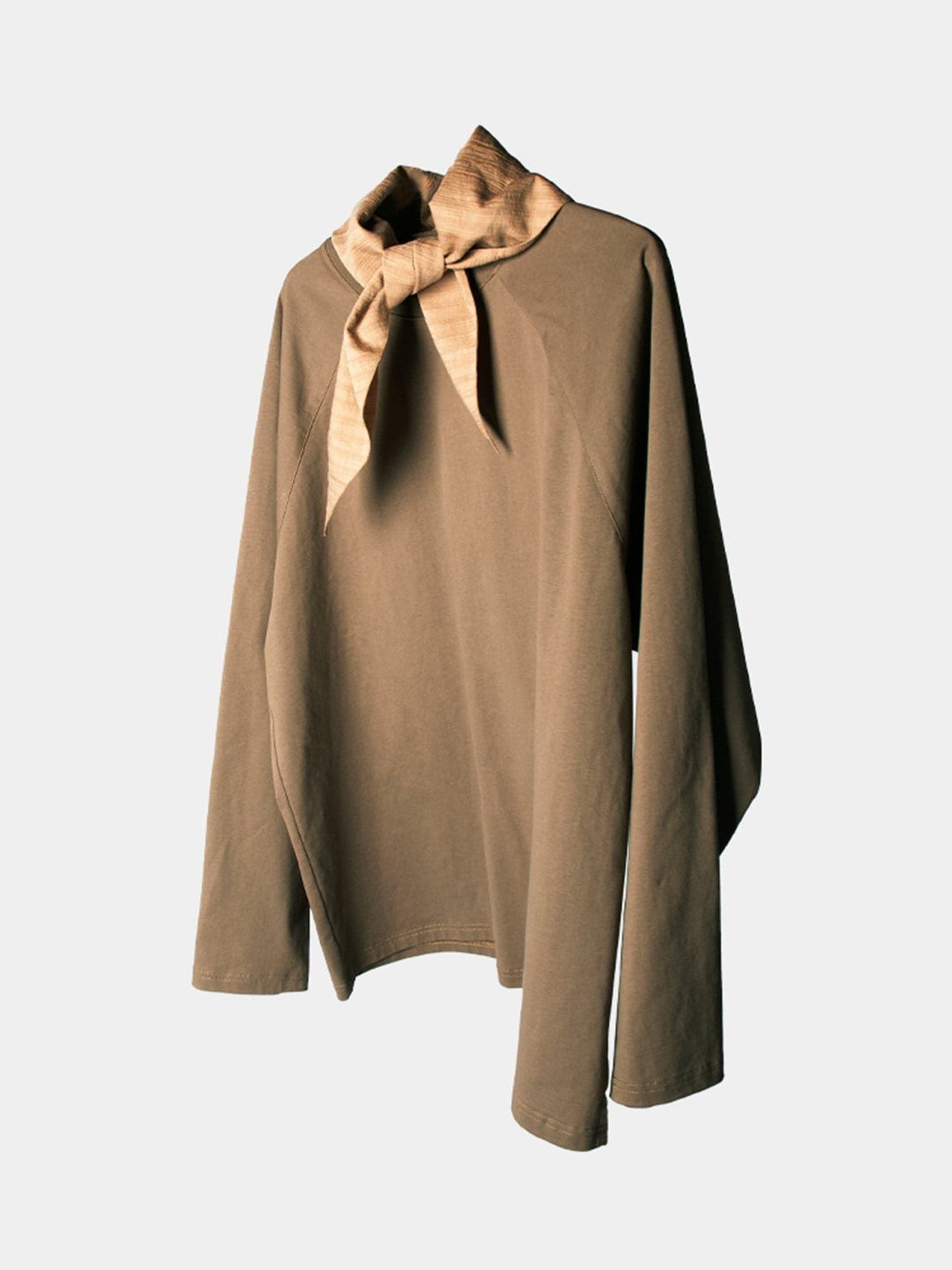 Sweat-shirt au cou à bow