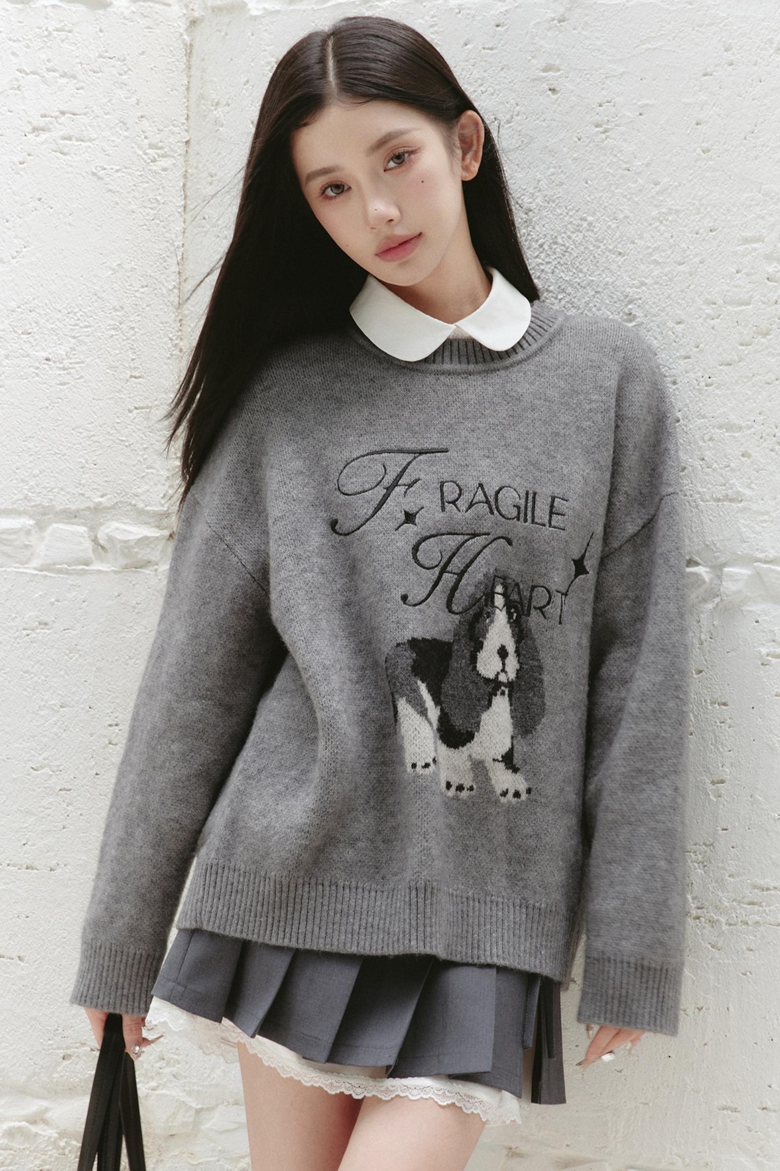 Fragile Heart Puppy Sweater