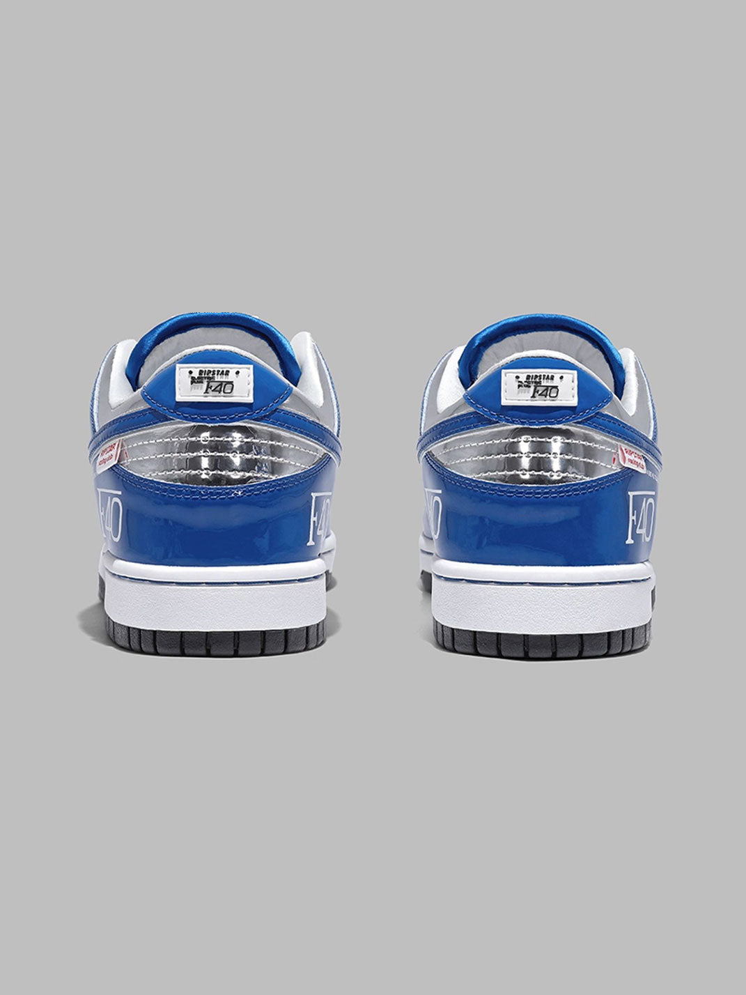 Electric Blue Retro Sneakers