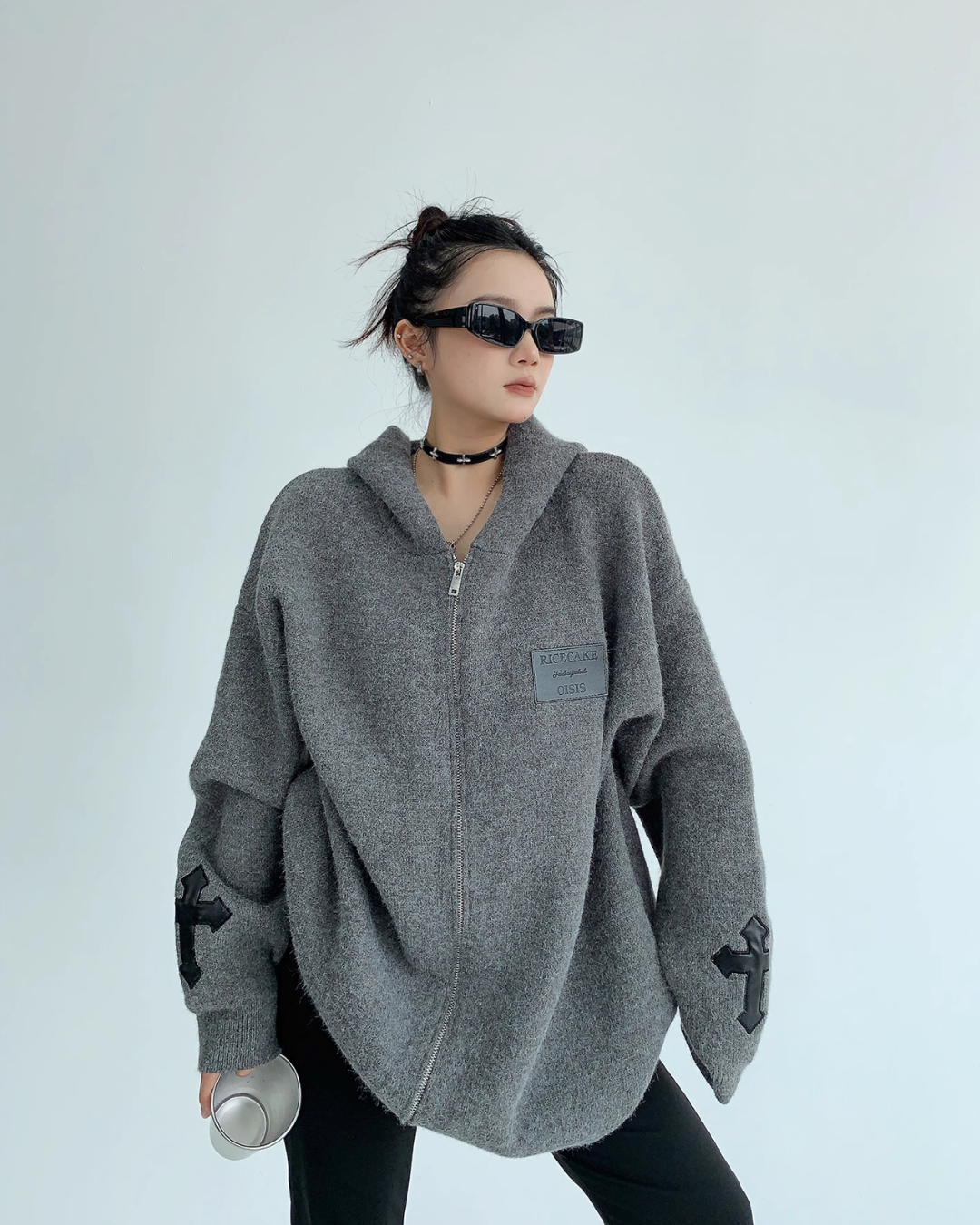 Halo Cross-Zip Hoodie