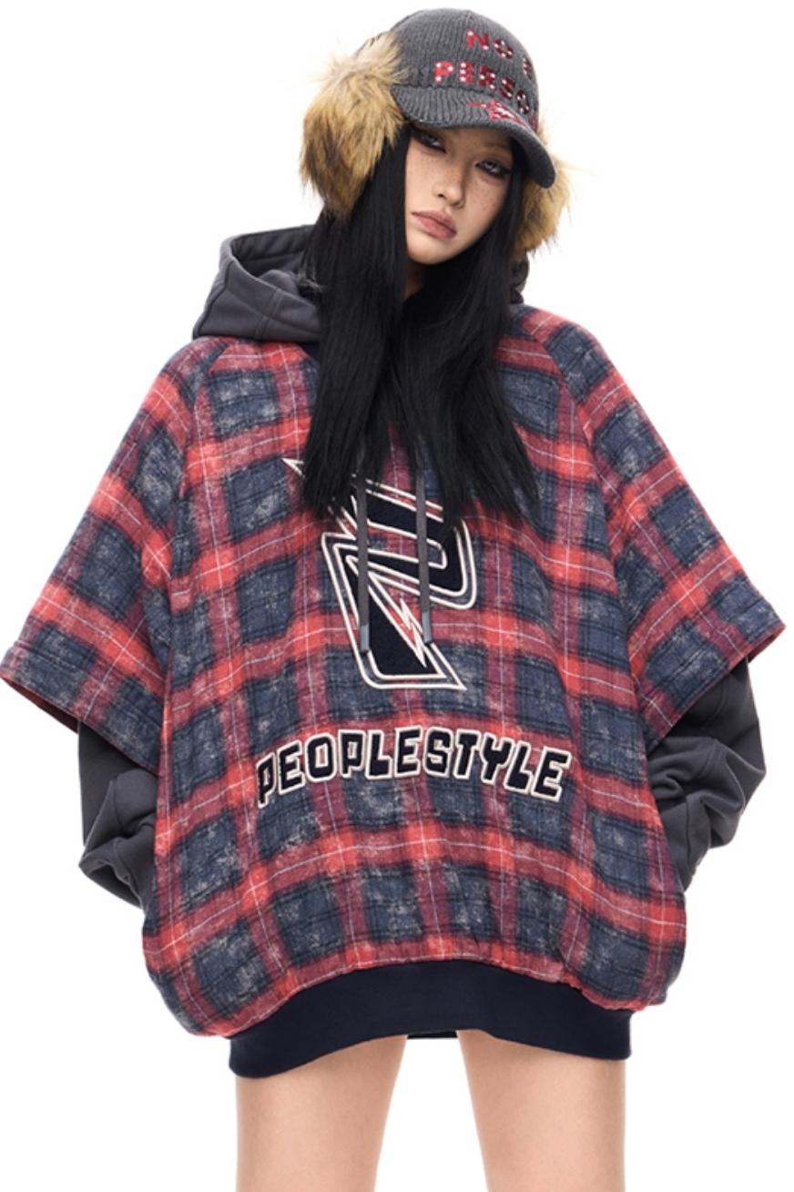 Men's Checked Fleece Detachable Shirt