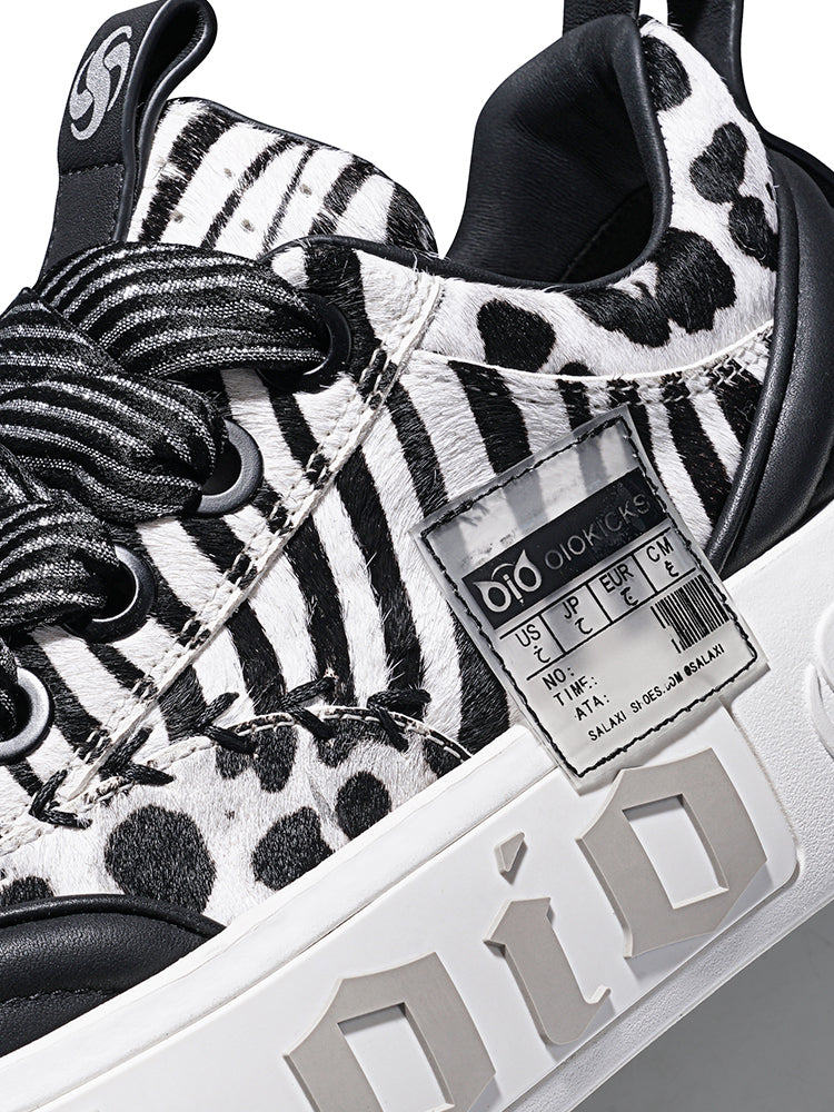 Leopard Animal-World Chunky Skate Sneakers