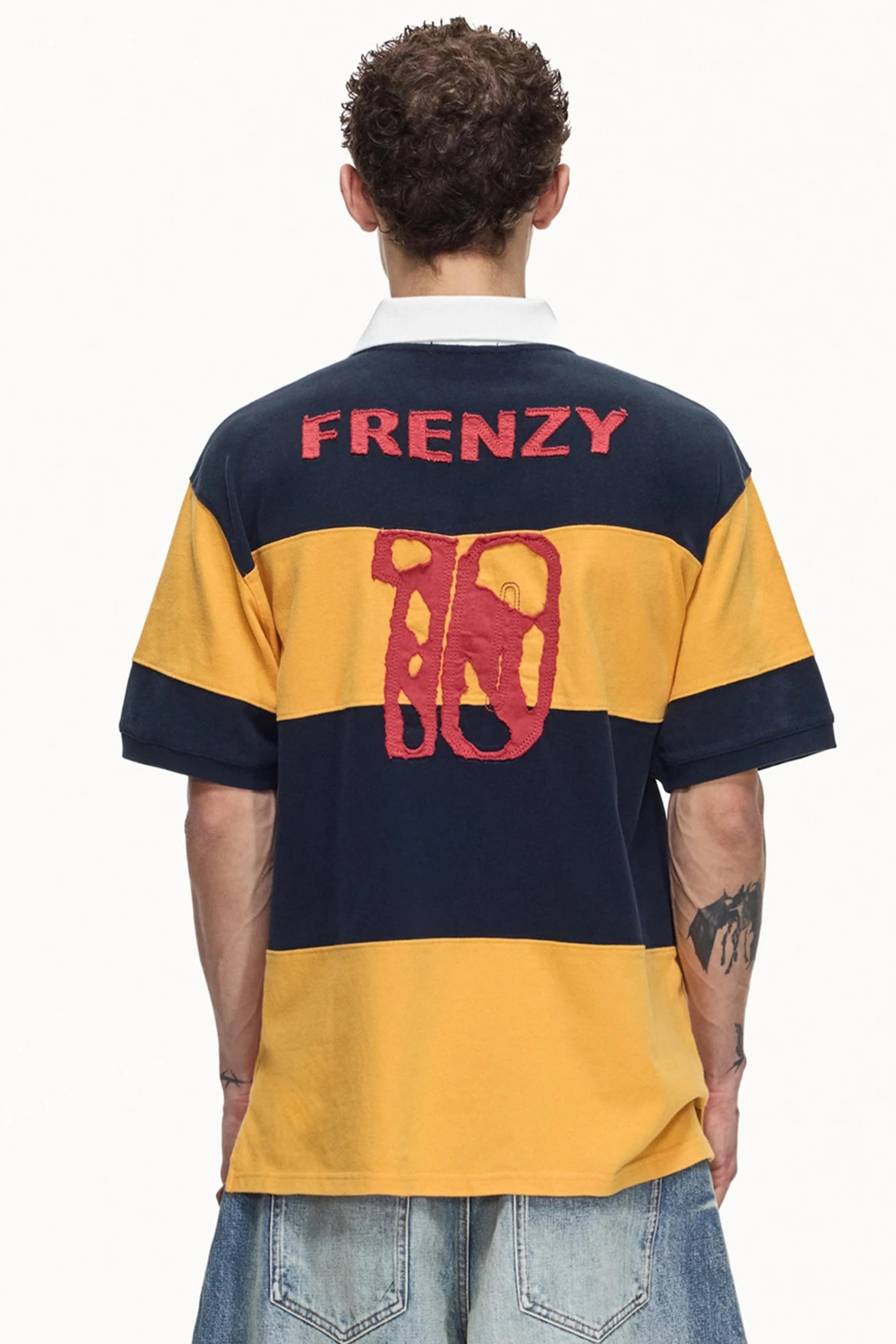 Men's Striped Polo Shirt