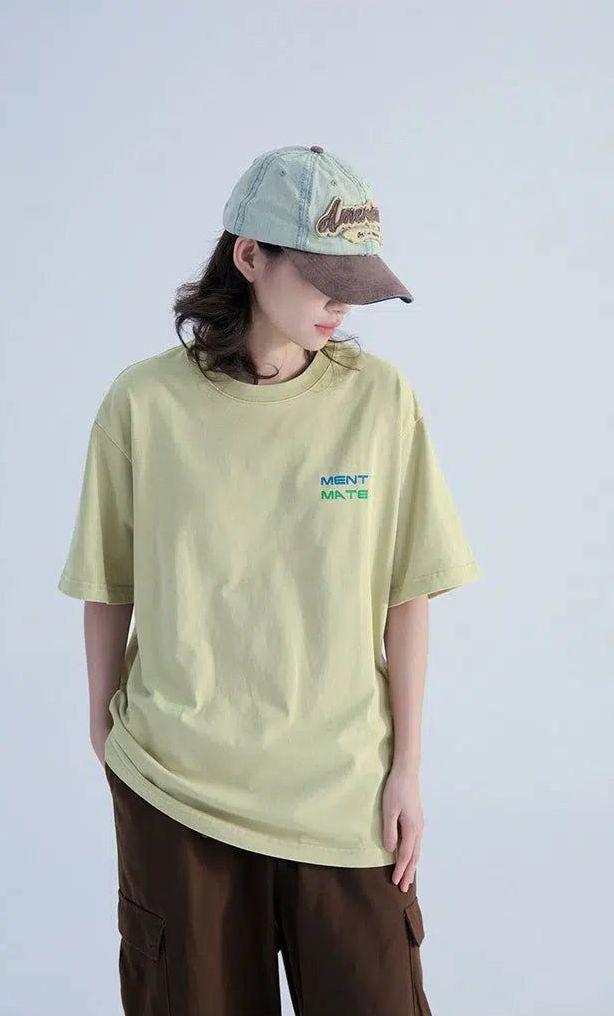 T-Shirt with Back Gradient Logo - chiclara