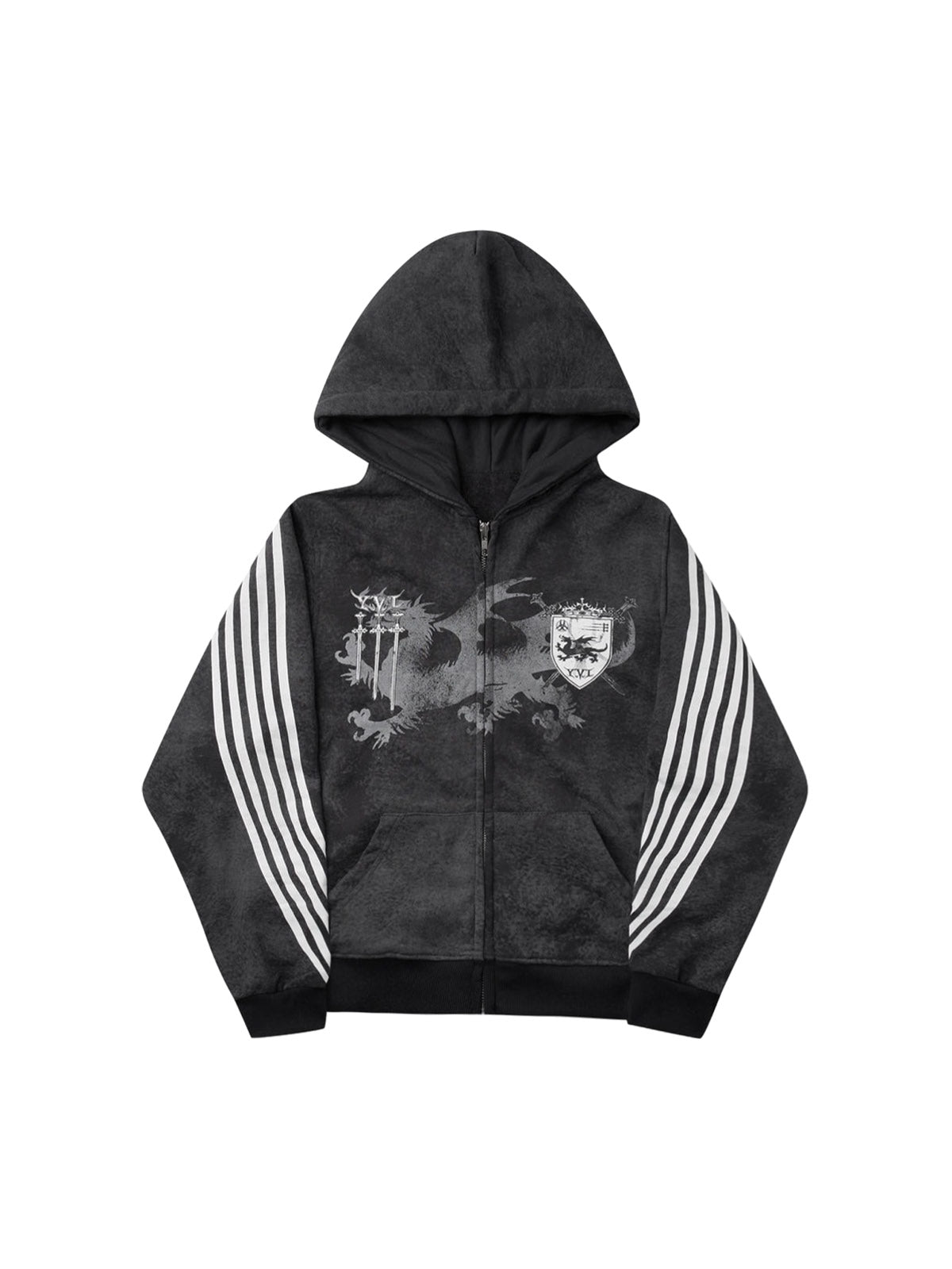 Striped Hoodie Track Set