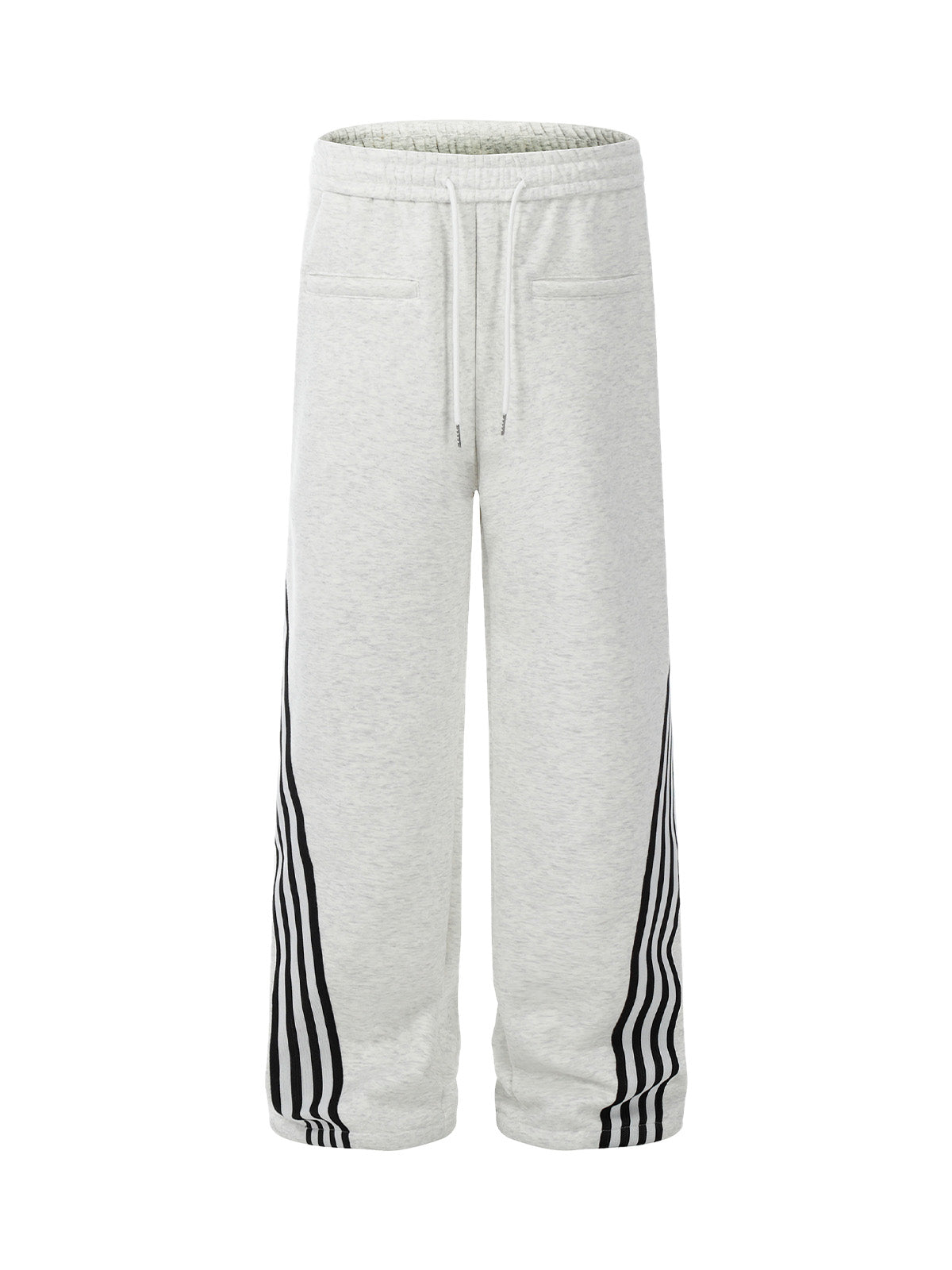 Striped Drawstring Fleece Joggers