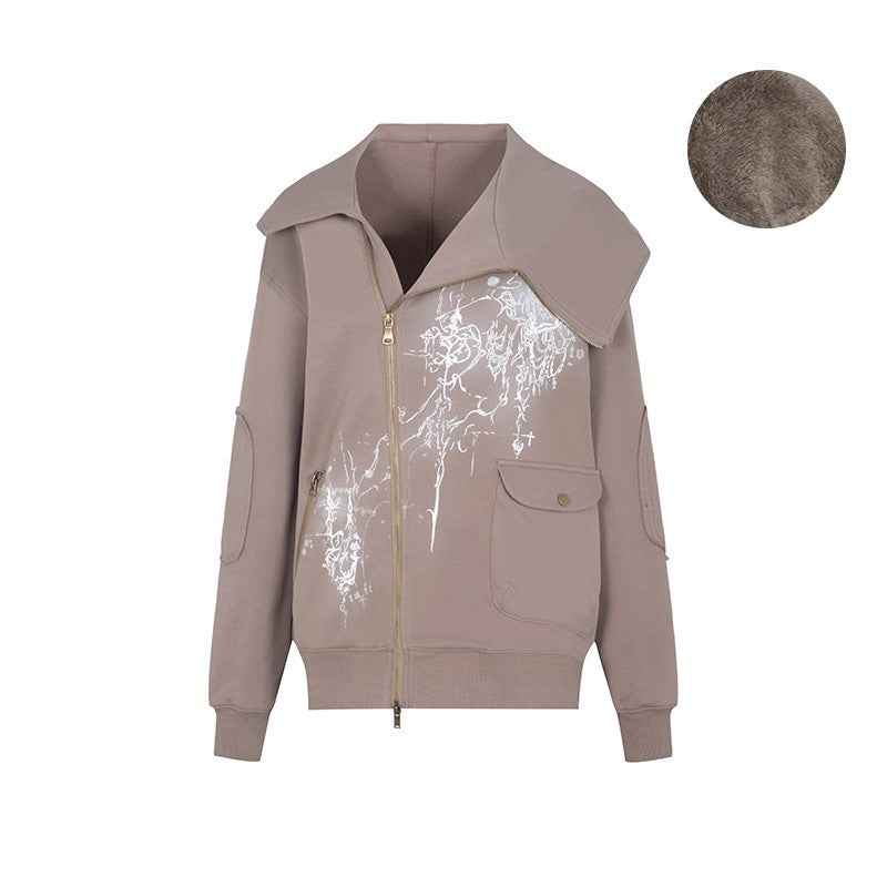 Angel Sketch Fleece Jacket