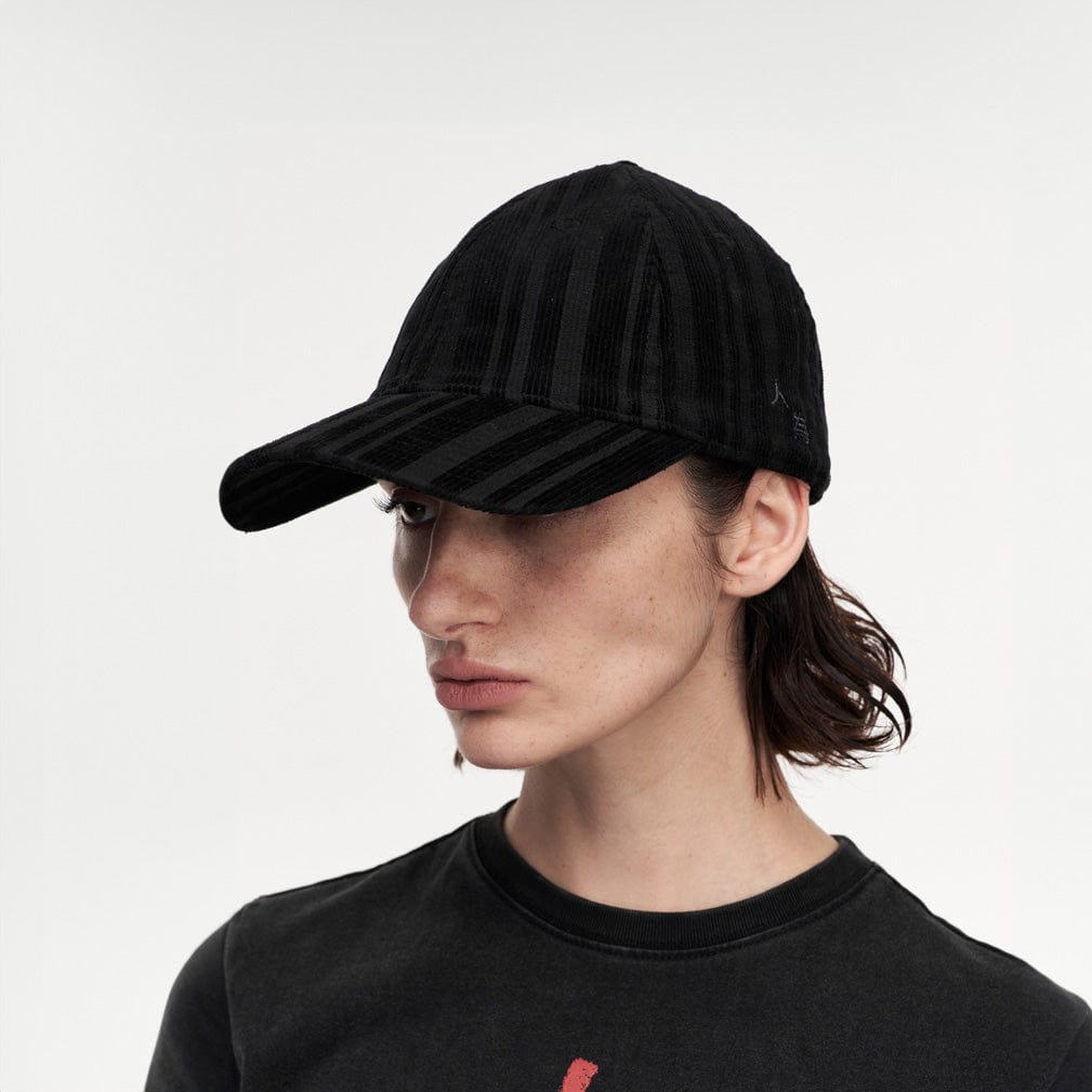 Corduroy Stripe Baseball Cap