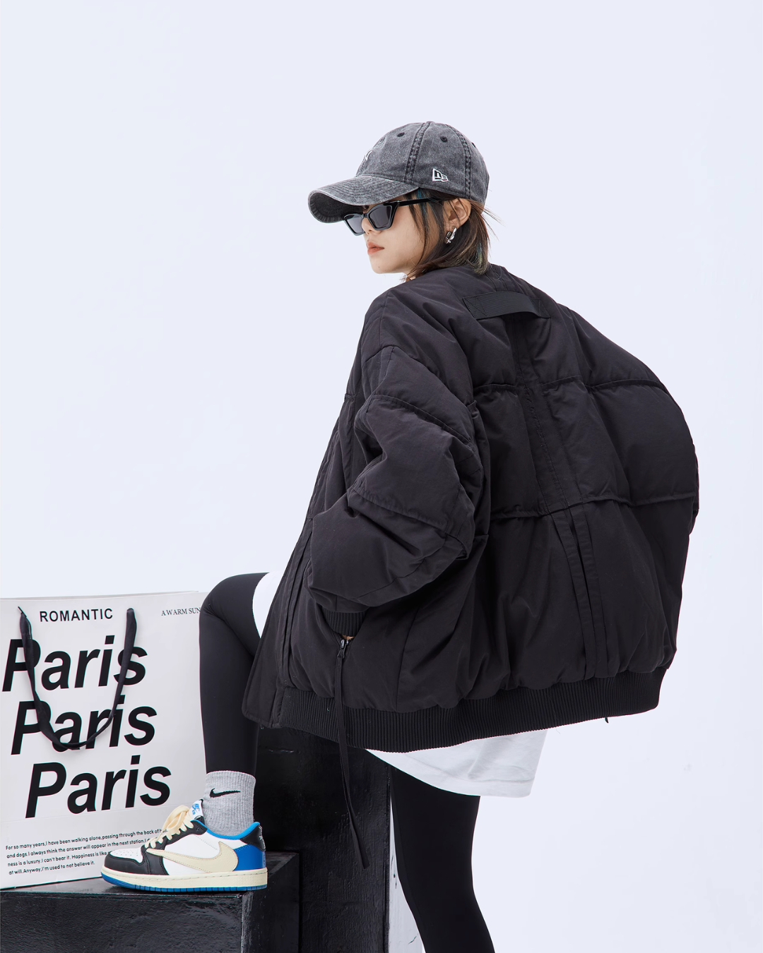 Cloud Oversized Bomber Jacket