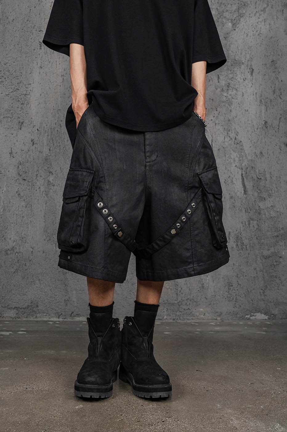 Techwear Cargo Shorts