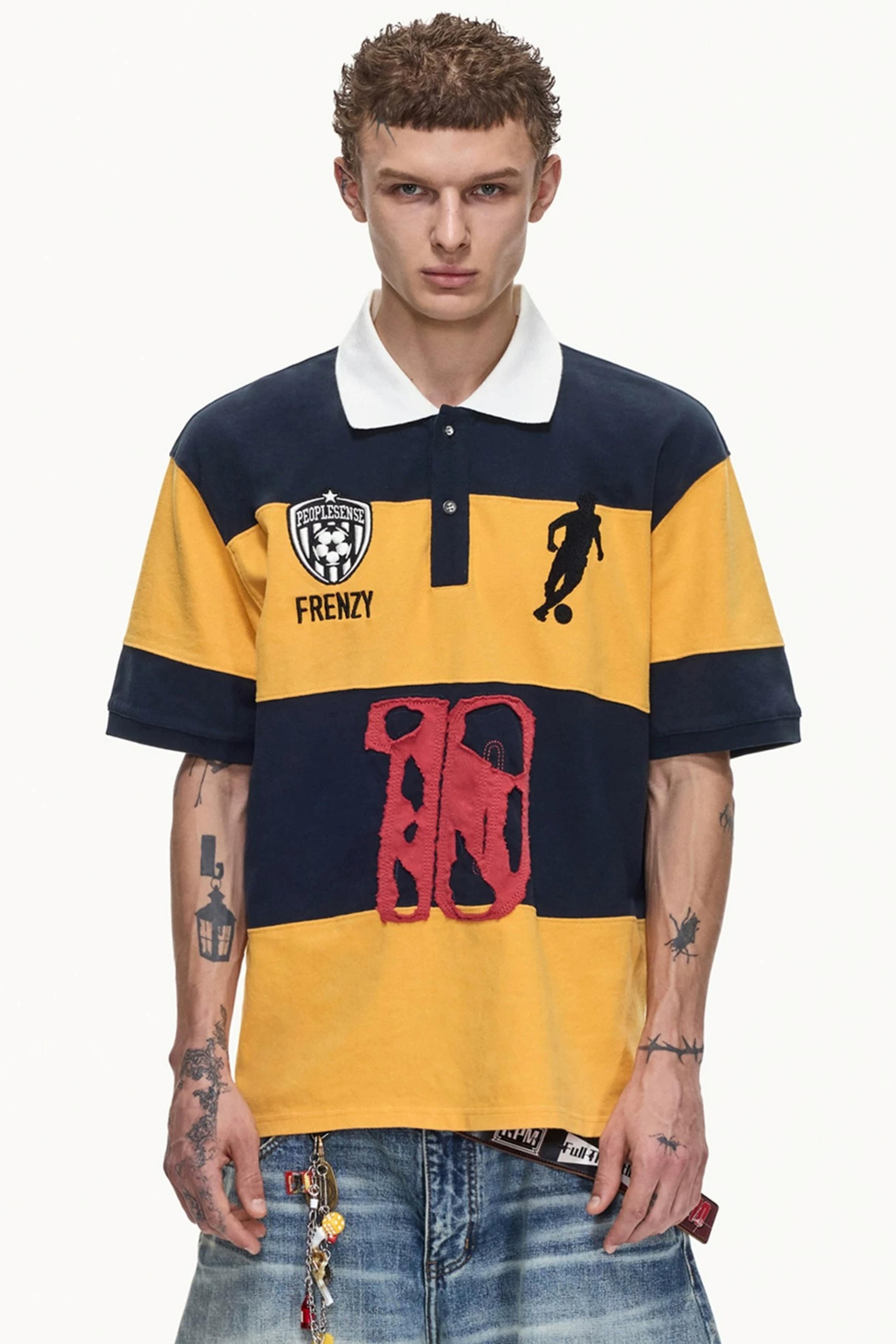 Men's Striped Polo Shirt