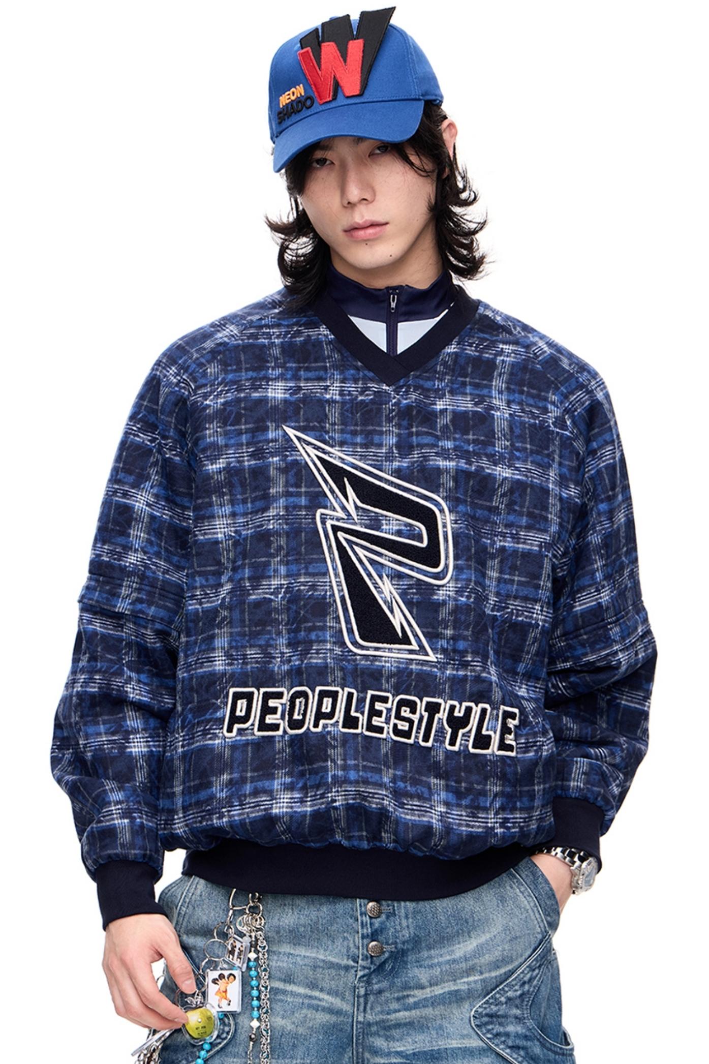 Men's Checked Fleece Detachable Shirt