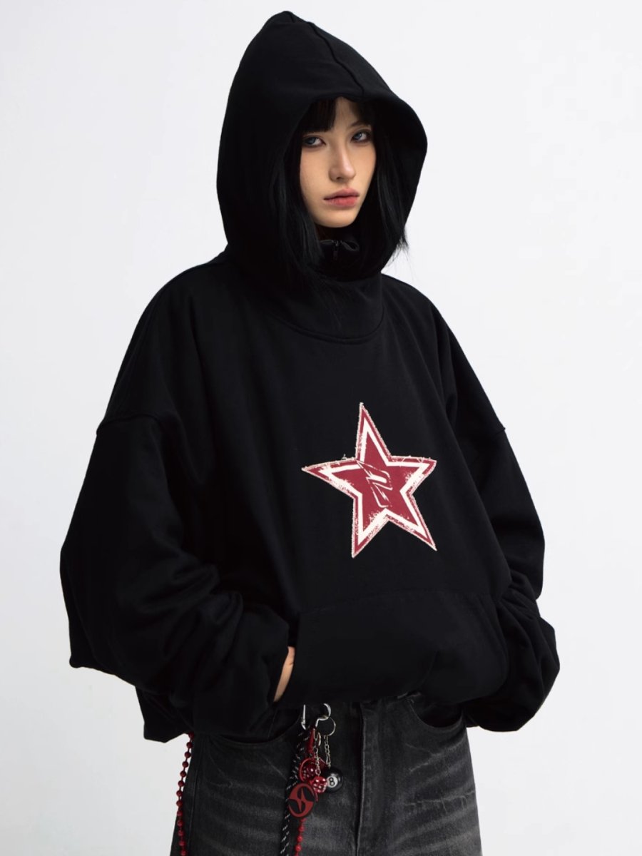 Red Star Logo Hoodie