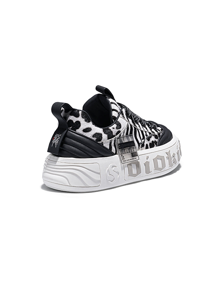Leopard Animal-World Chunky Skate Sneakers