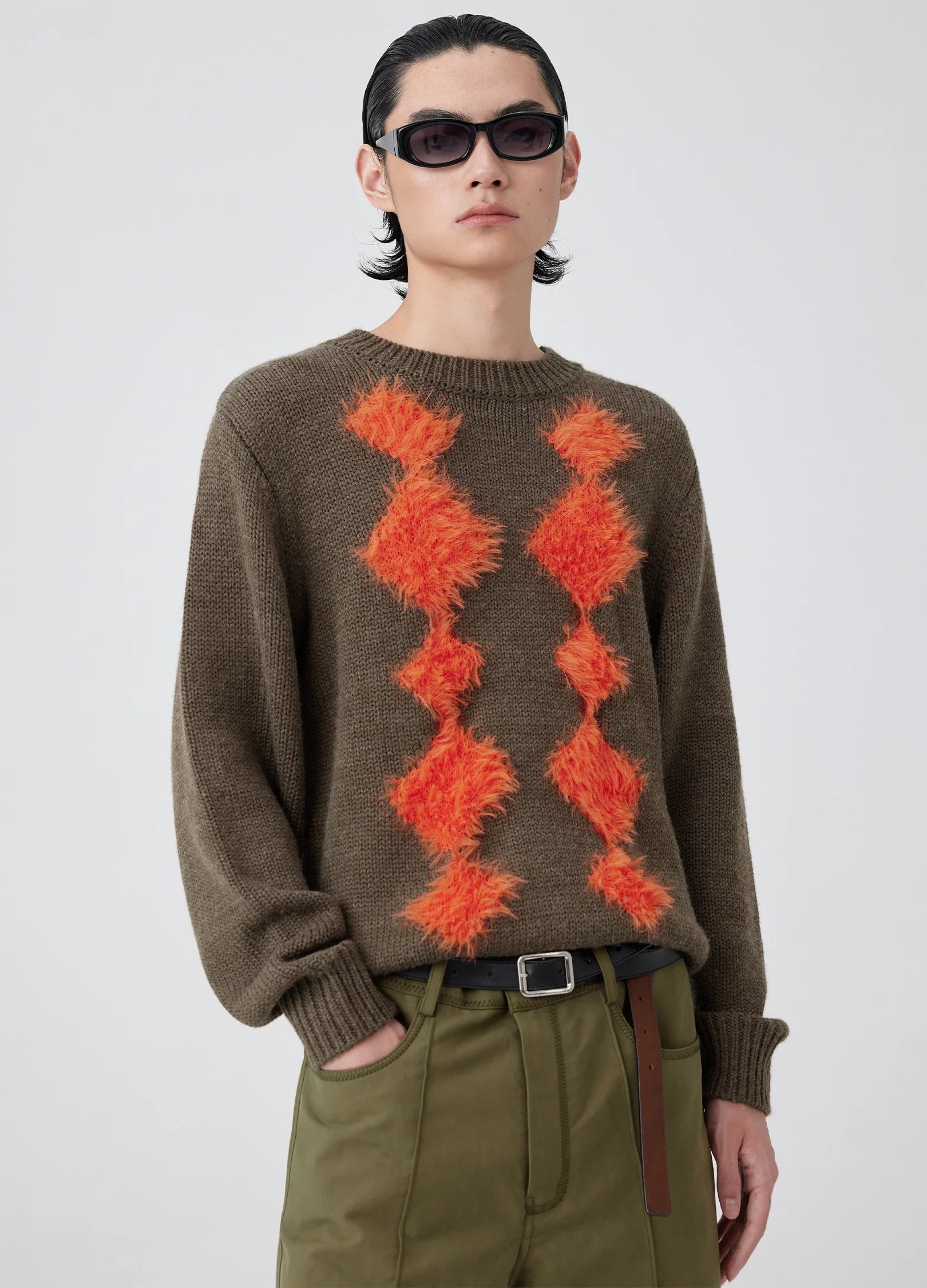 Suéter de mohair