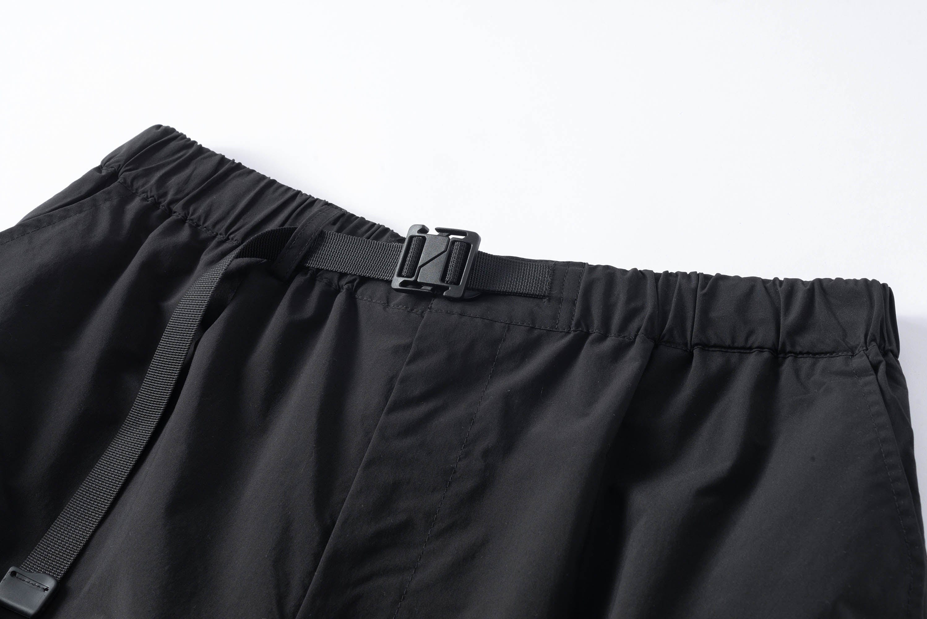 Layered Drawstring Technical Pants