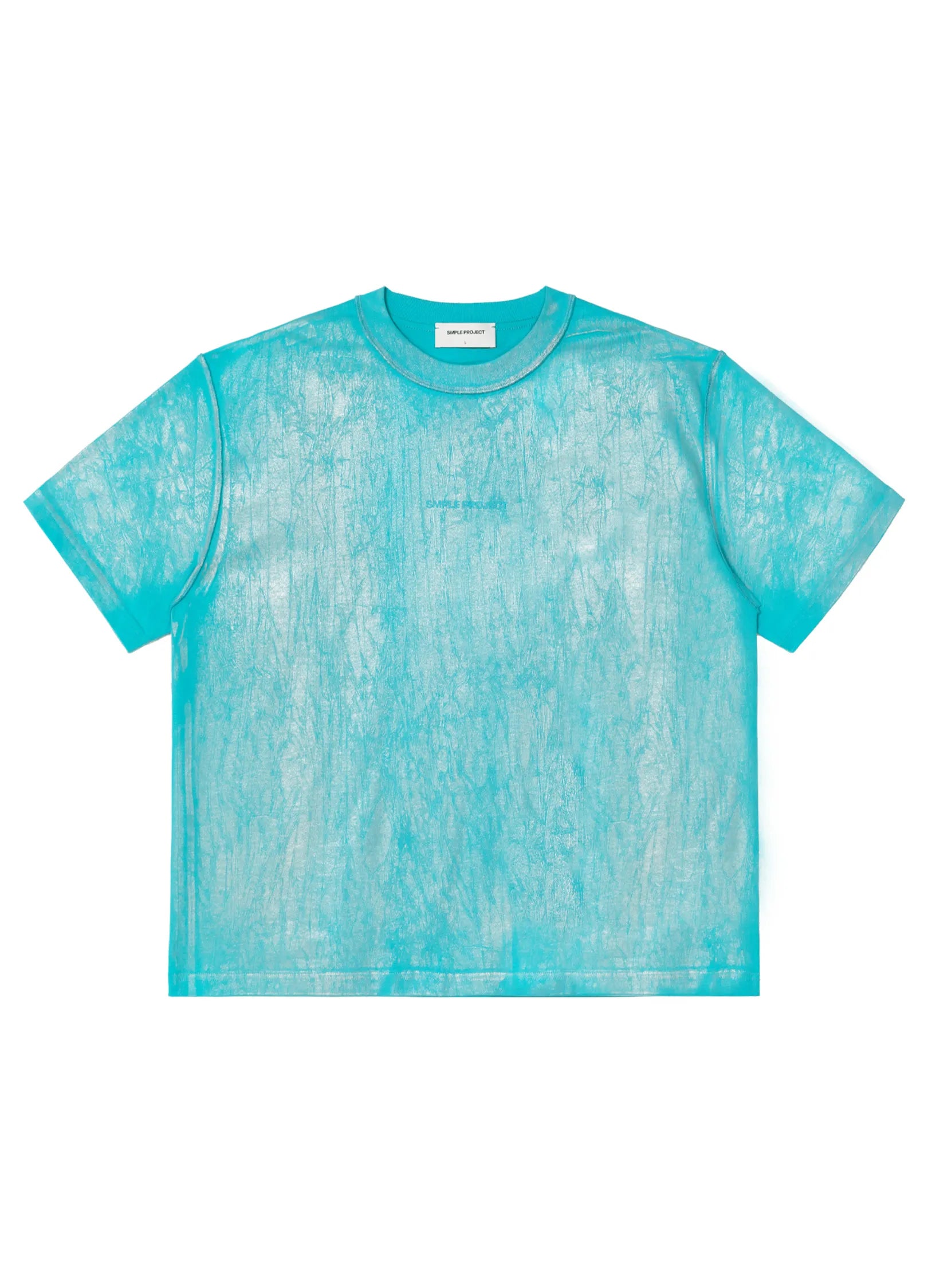 T-shirt surdimensionné métallique