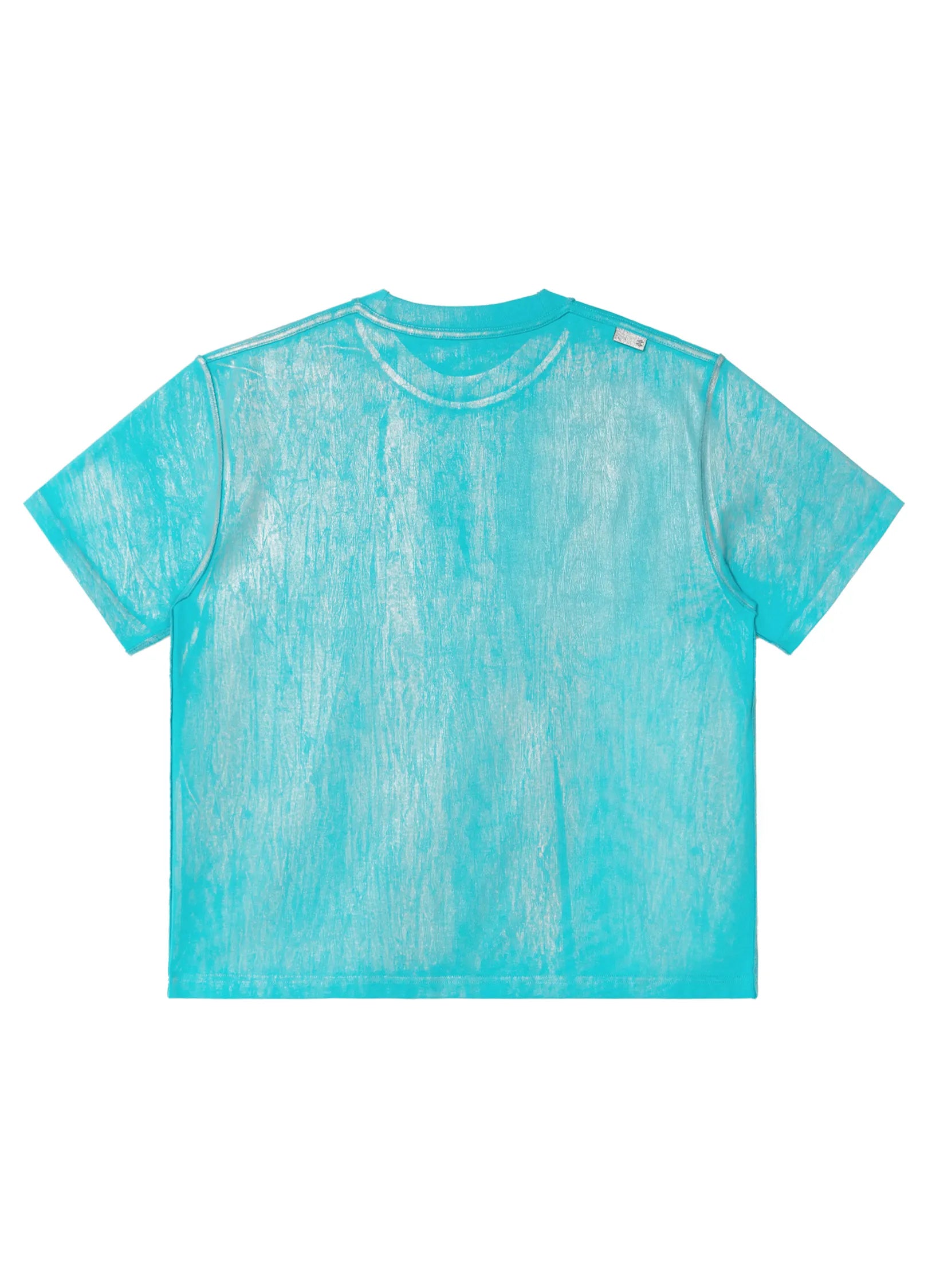 T-shirt surdimensionné métallique
