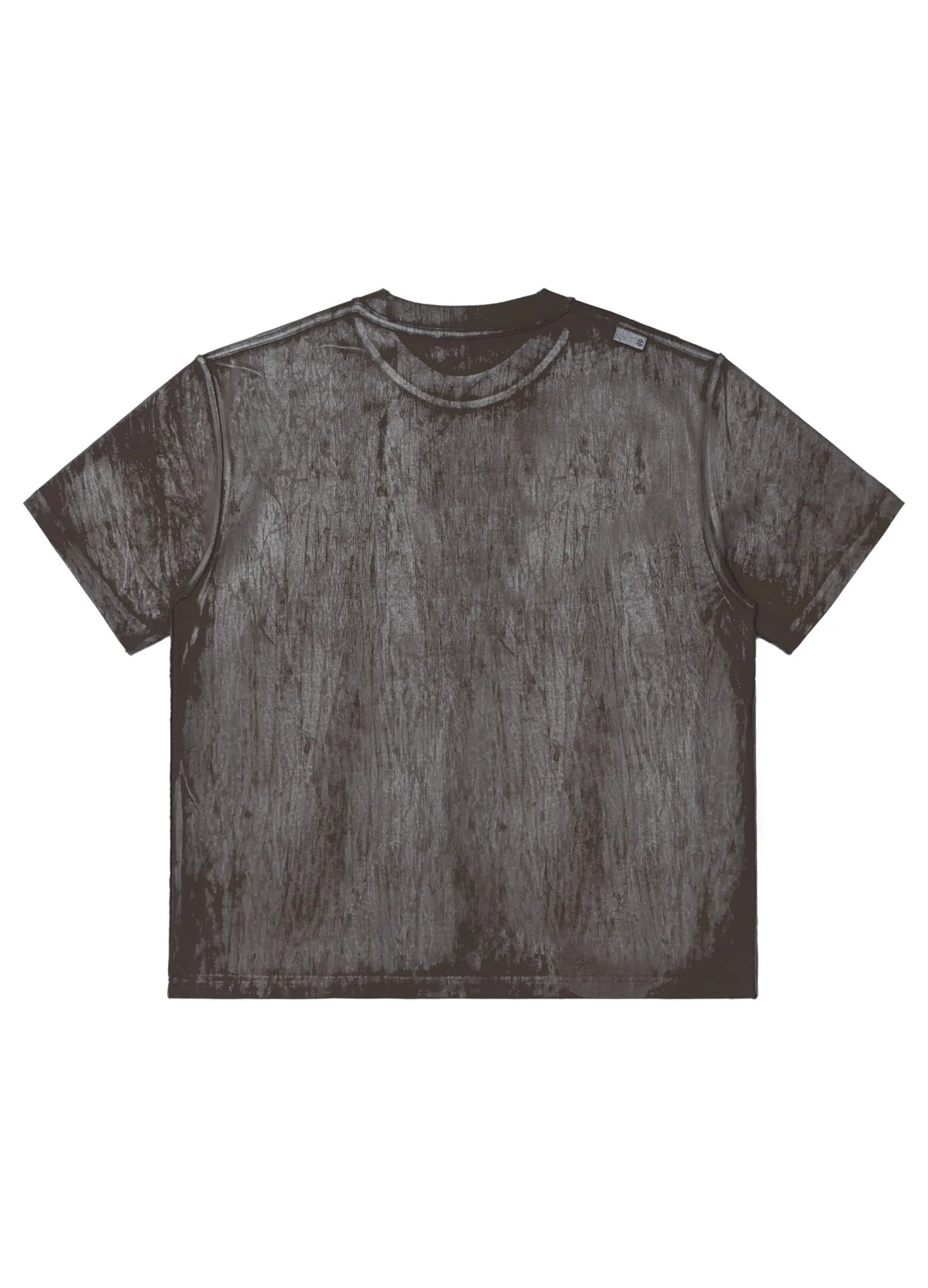 T-shirt surdimensionné métallique