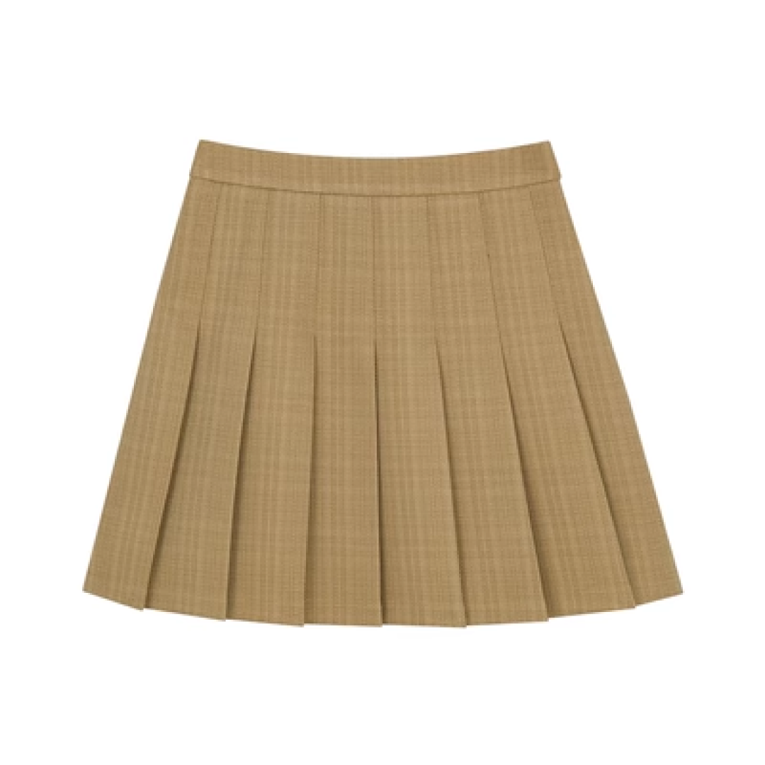 High Waist Pleated Skirt - chiclara