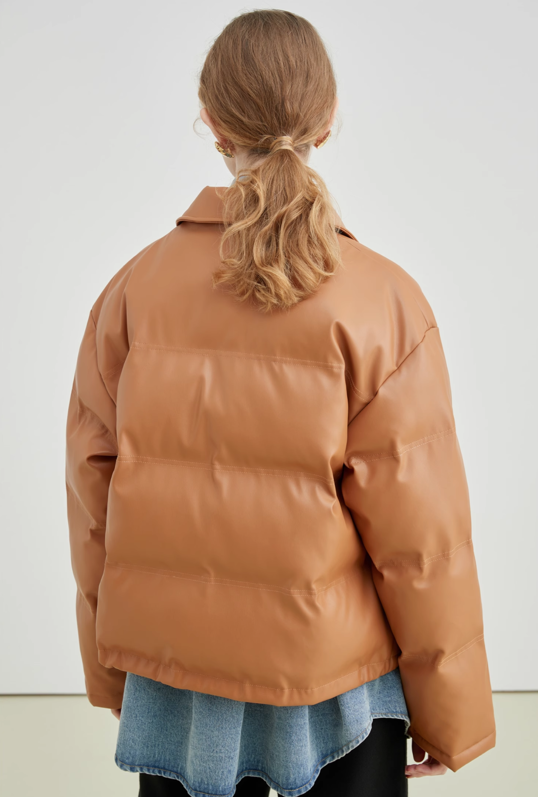 Short White Duck Down Jacket - chiclara