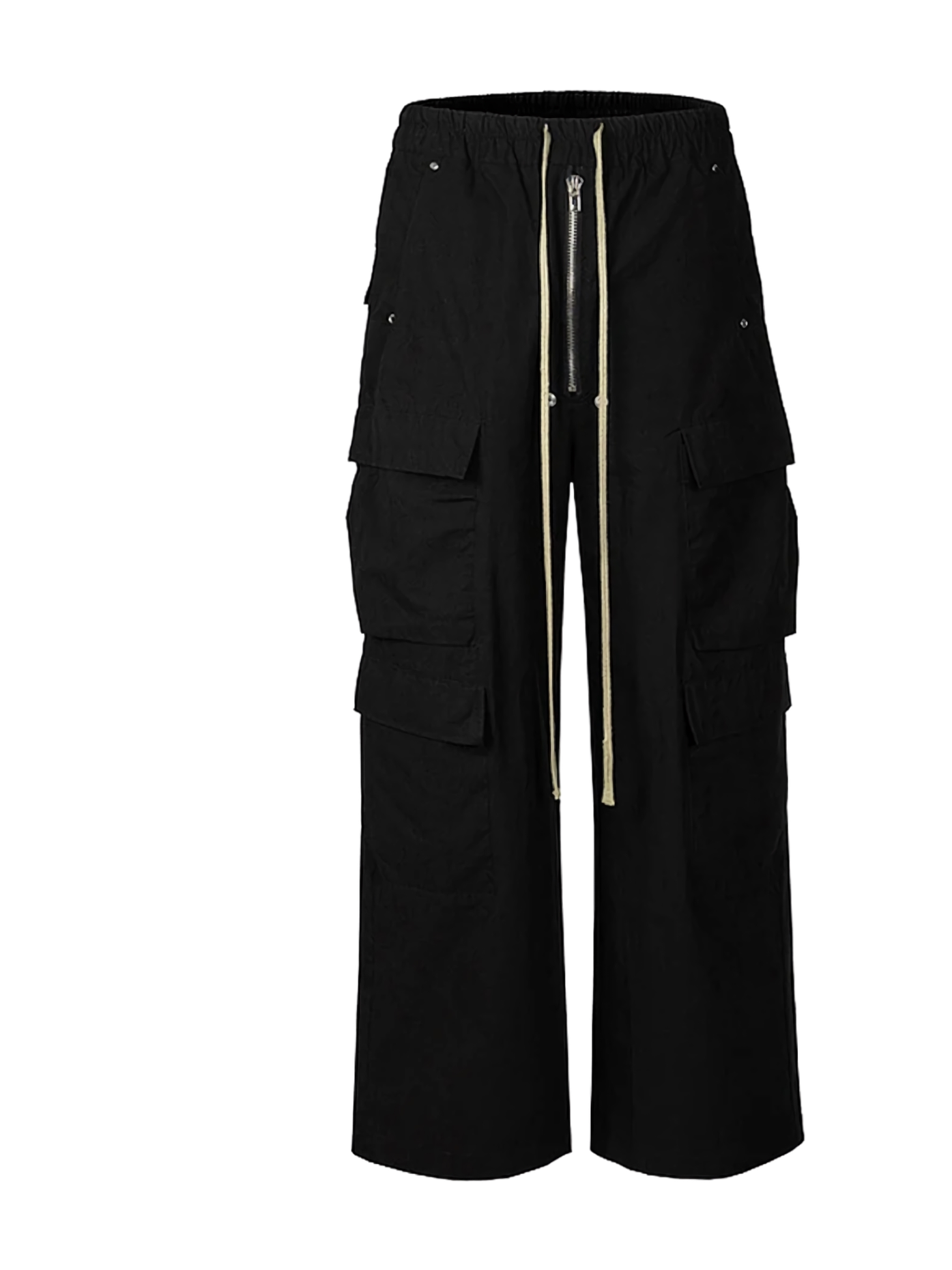 Noir Utility Drawstring Pants