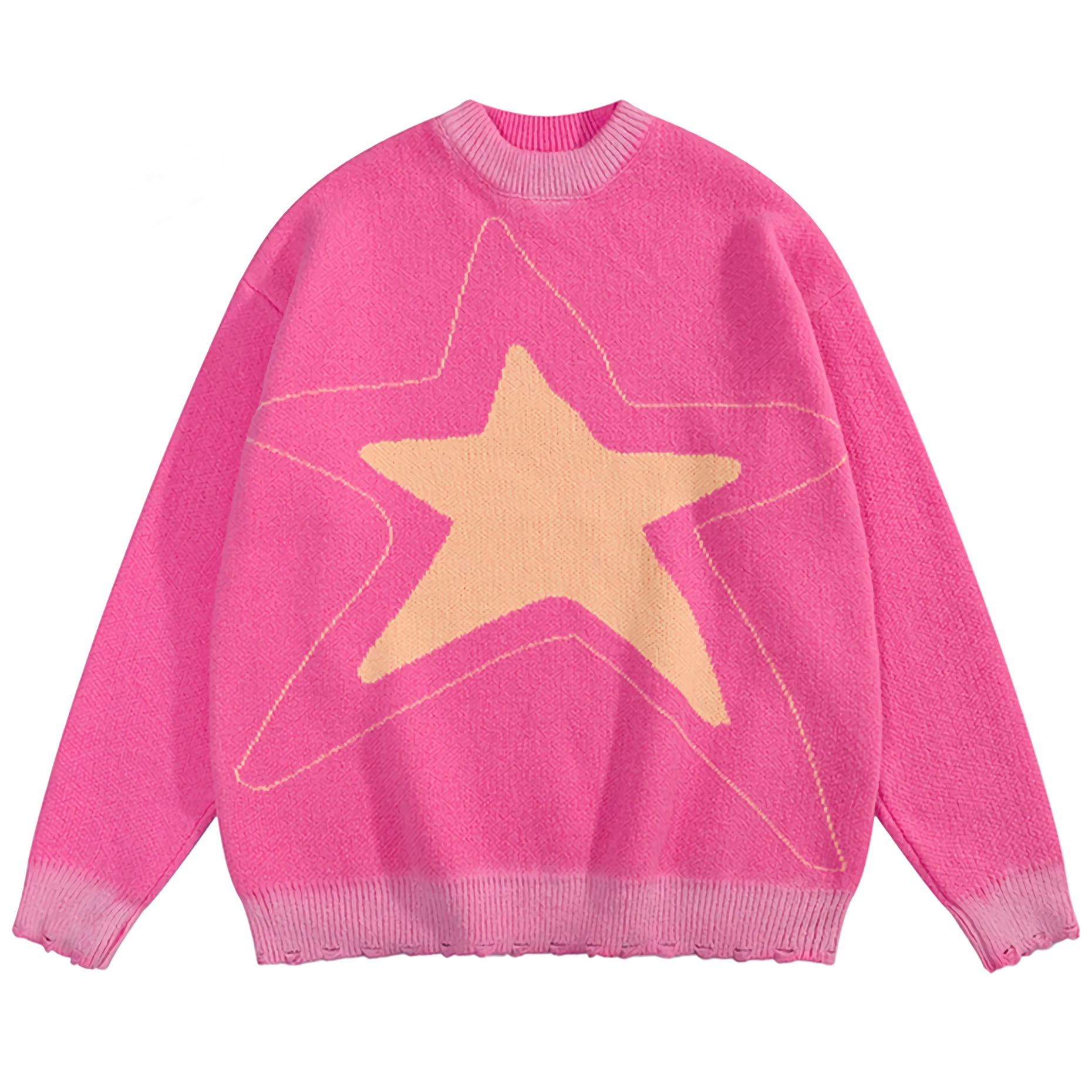 Bubblegum Star Knit Sweater