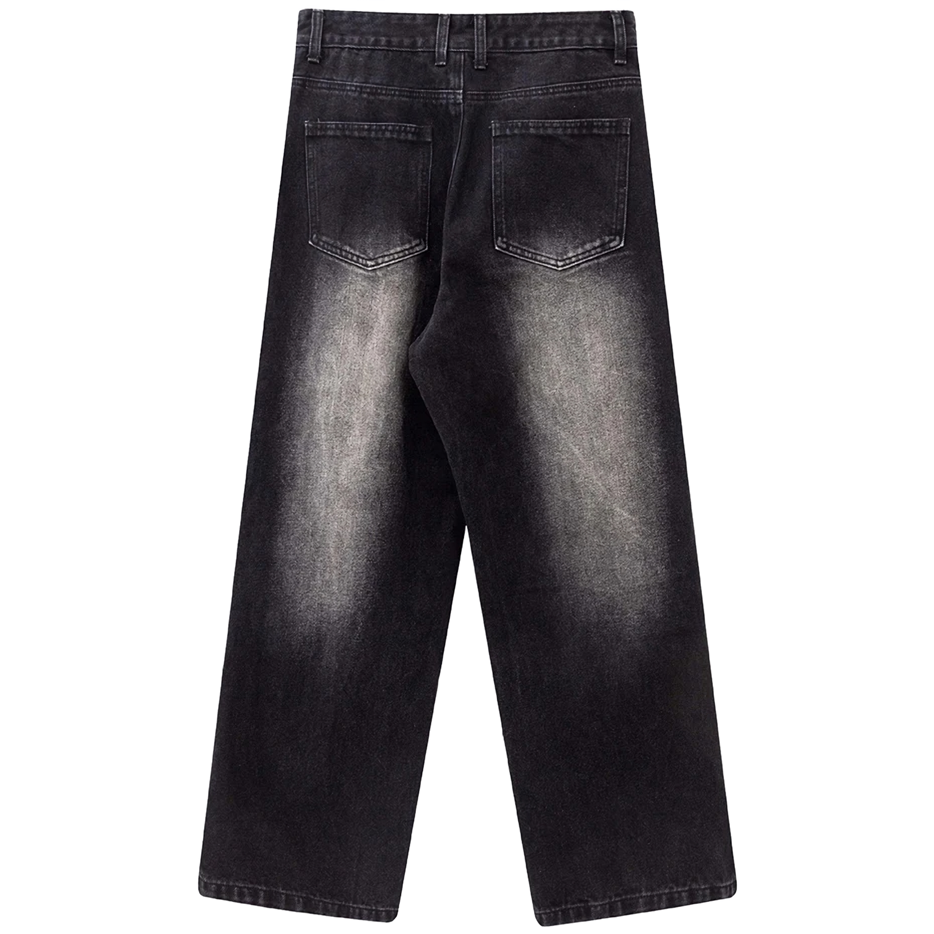 Eclectic Mosaic Layered Denim Jeans