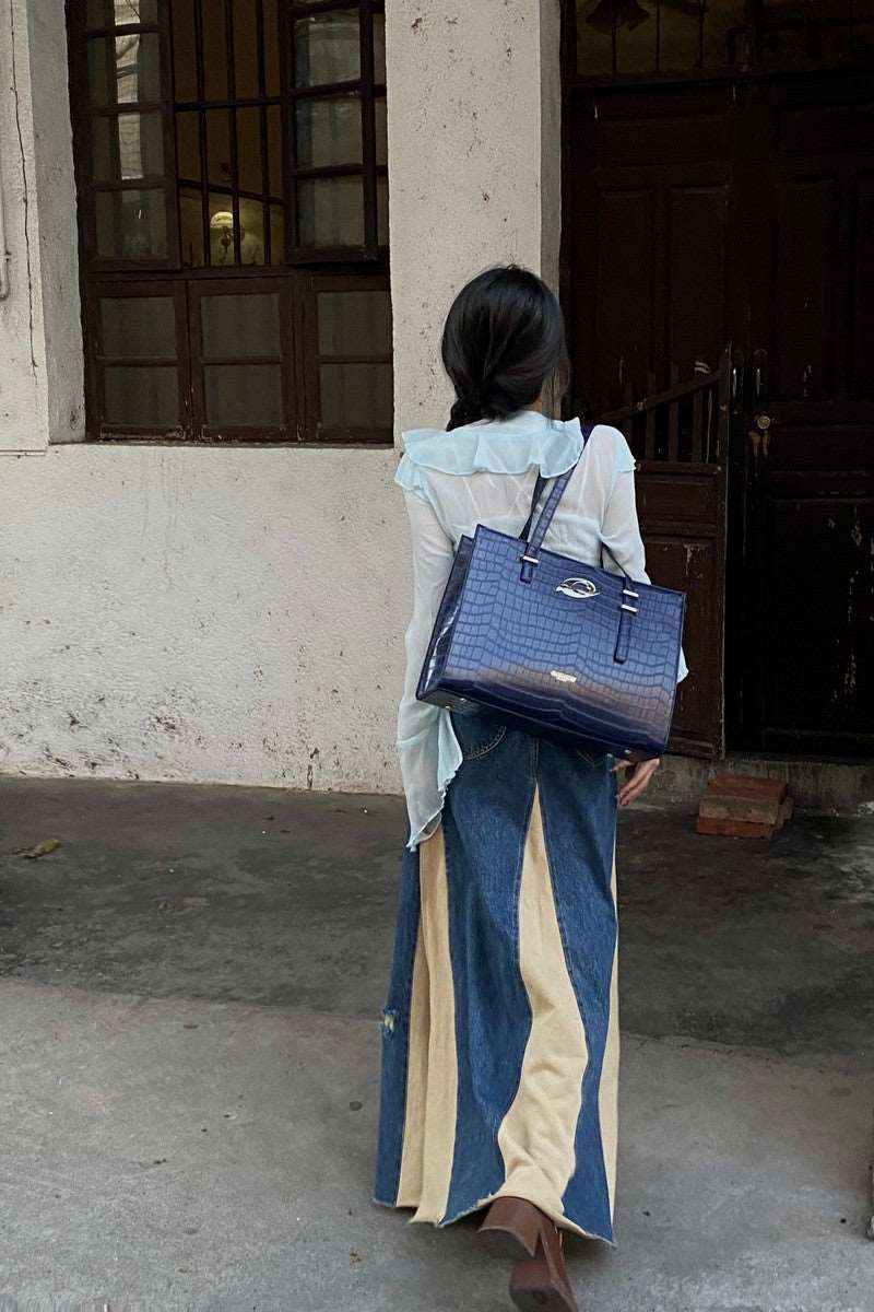 Croc Executive Logo Tote Bag