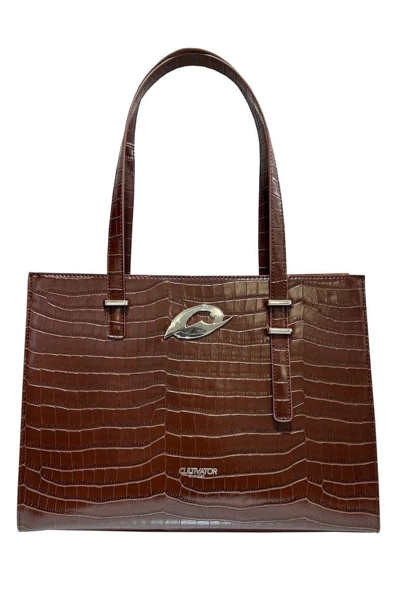 Croc Executive Logo Tote Bag