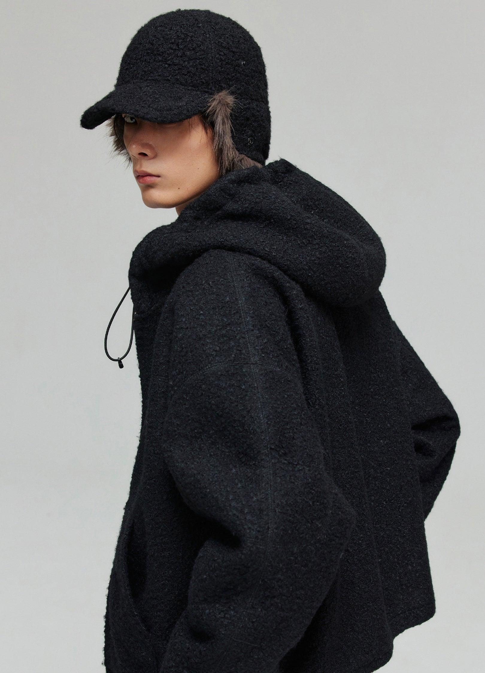 Winter Warmth Baseball Cap with Foldable Ear Flaps - chiclara