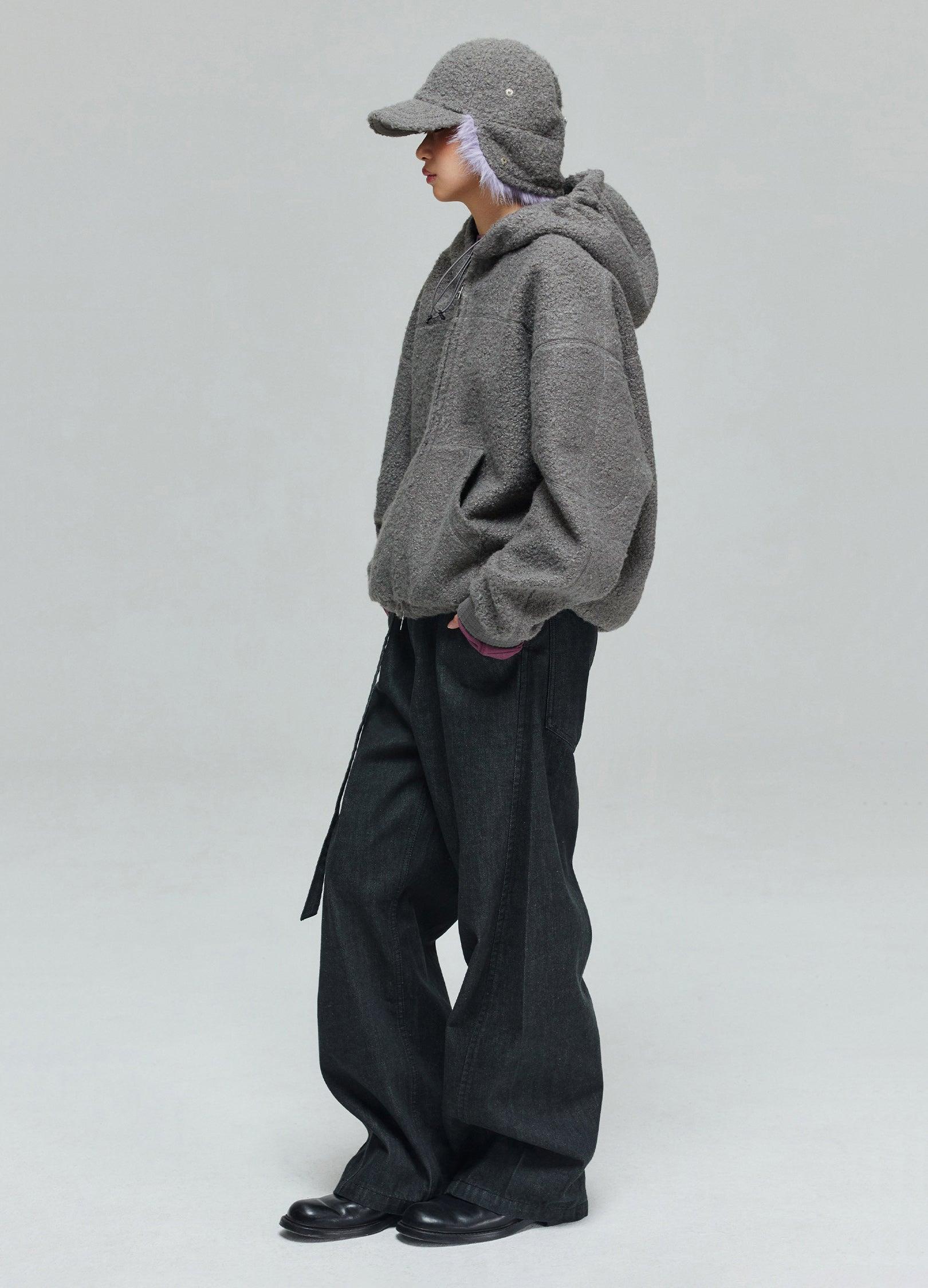 Winter Warmth Baseball Cap with Foldable Ear Flaps - chiclara