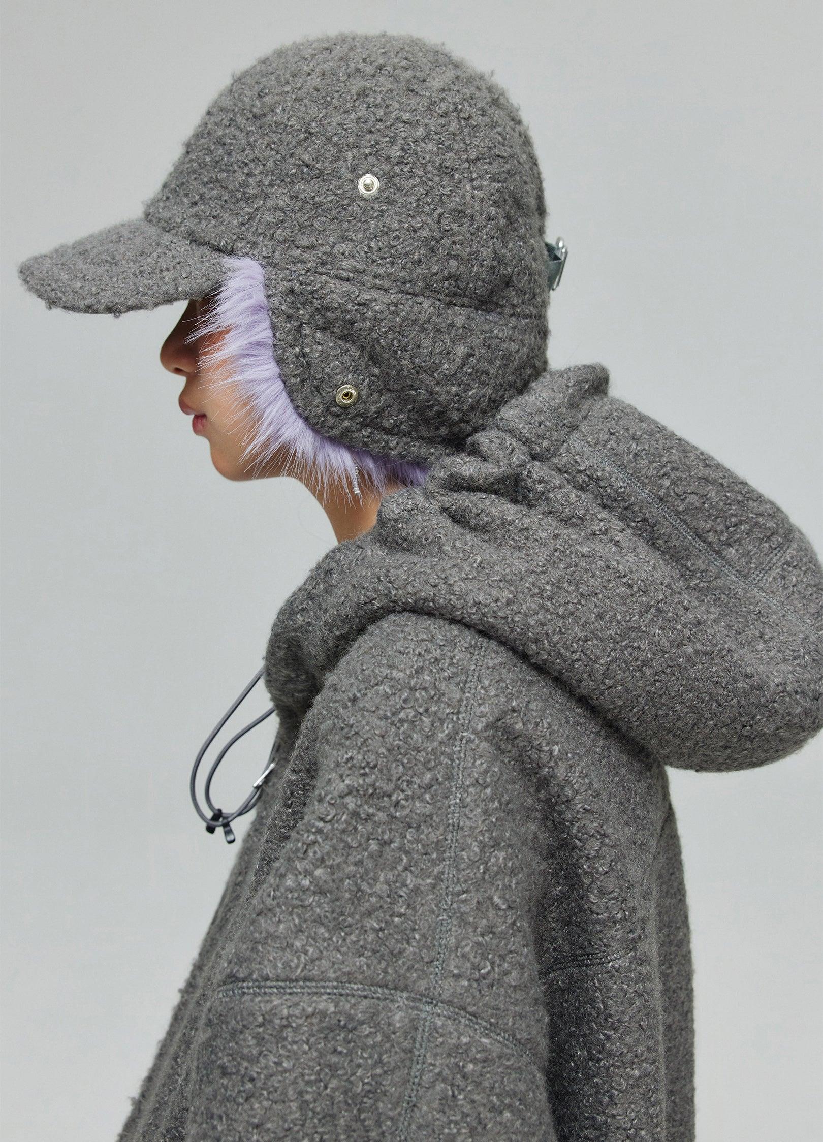 Winter Warmth Baseball Cap with Foldable Ear Flaps - chiclara