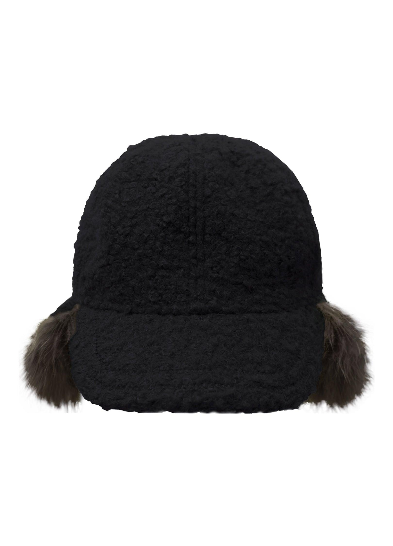 Winter Warmth Baseball Cap with Foldable Ear Flaps - chiclara