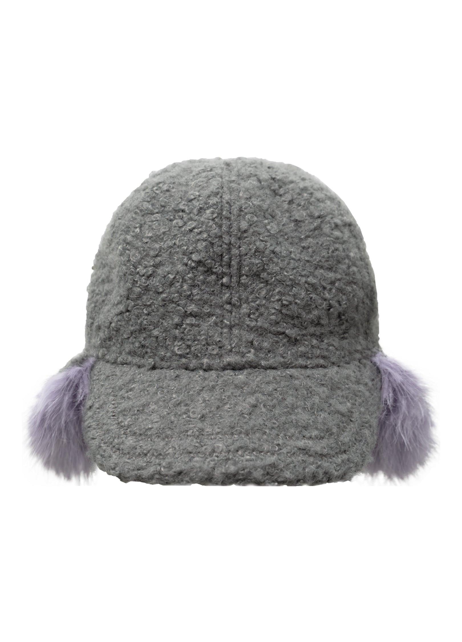 Winter Warmth Baseball Cap with Foldable Ear Flaps - chiclara