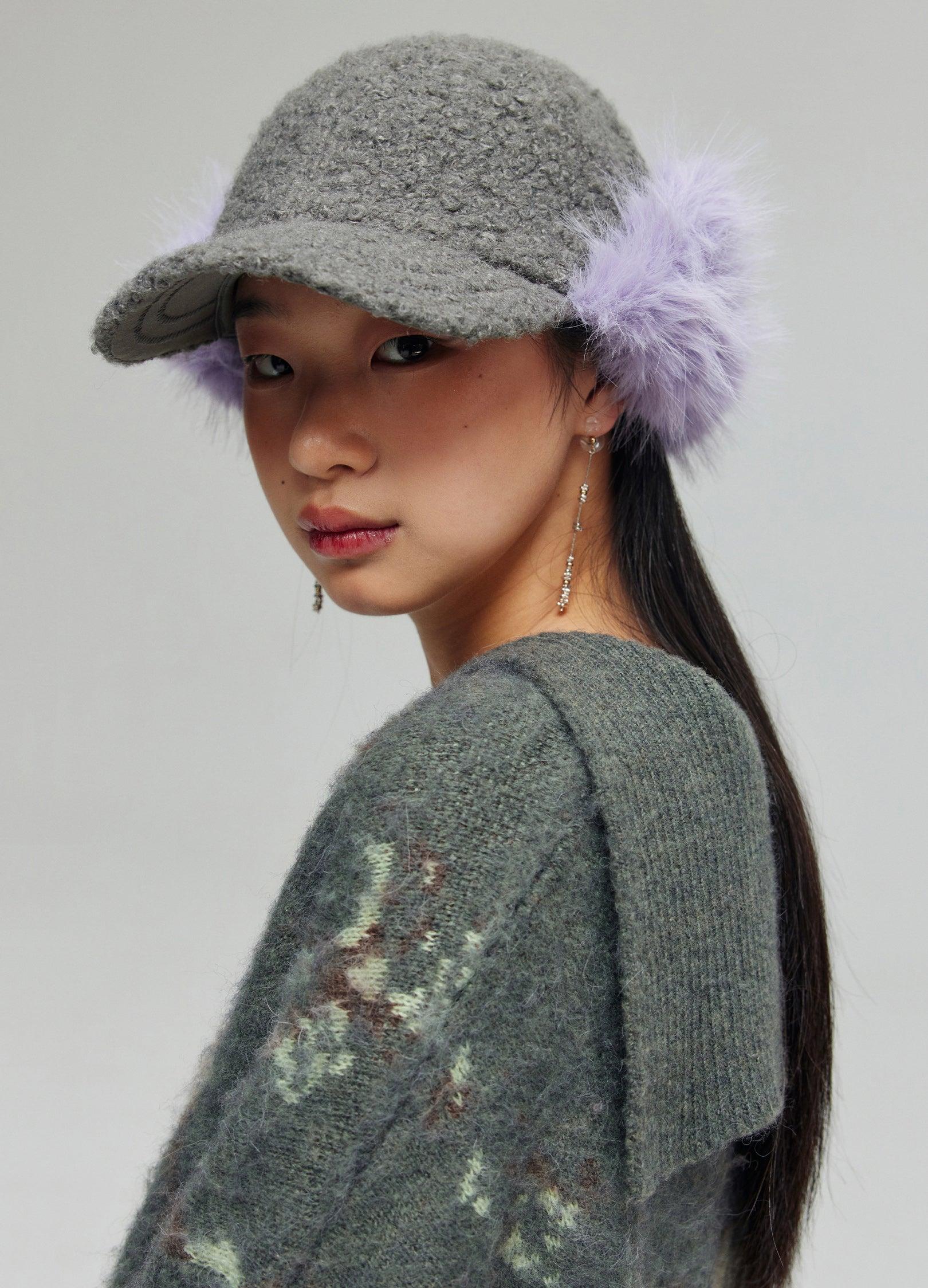 Winter Warmth Baseball Cap with Foldable Ear Flaps - chiclara